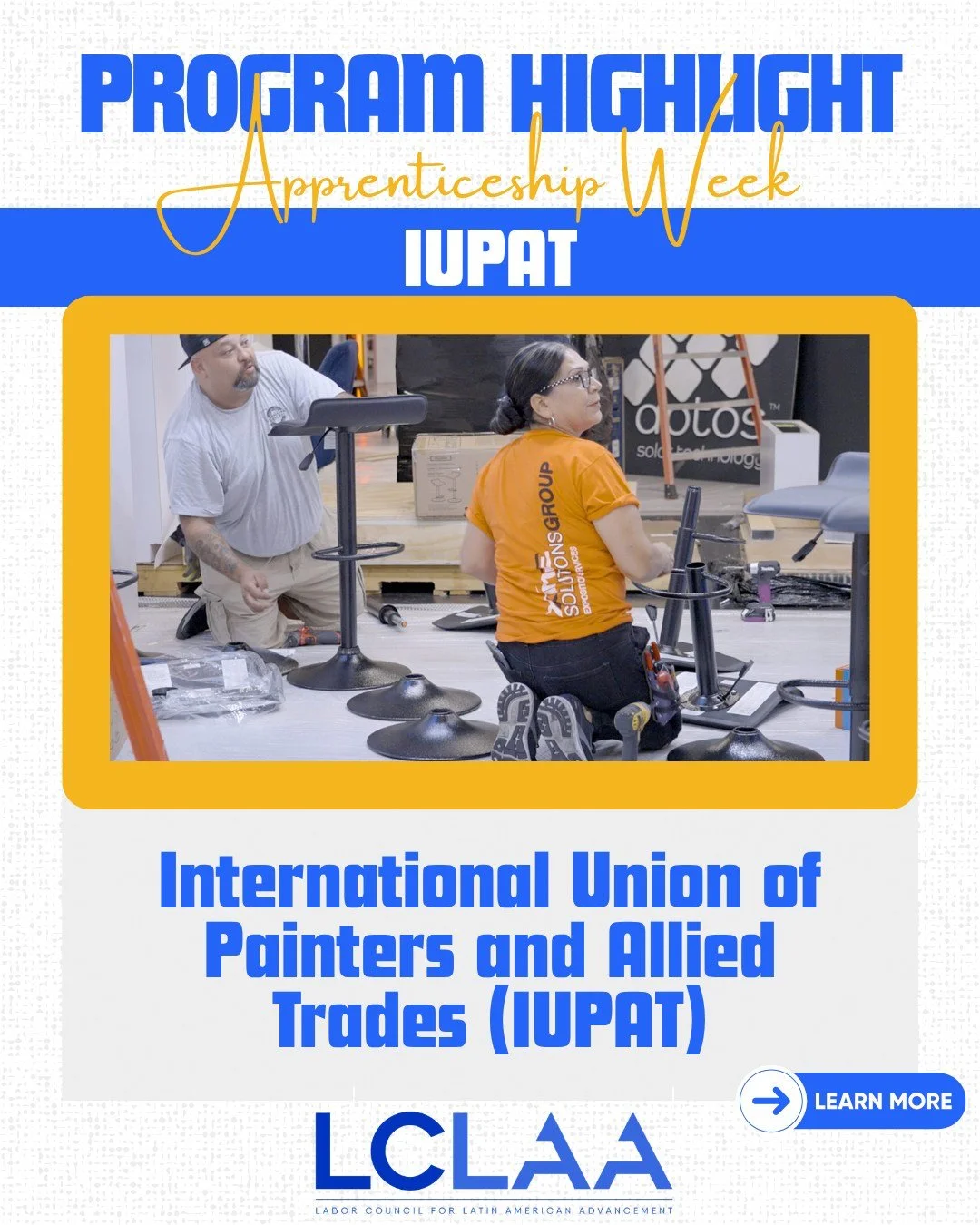 Gana dinero mientras aprendes 🔧

Hoy destacamos a @goiupat, el Sindicato Internacional de Pintores y Oficios Afines (IUPAT), que ofrece programas de formación profesional en siete oficios relacionados con los acabados.

Gana dinero mientras aprendes a través de una formación práctica, construyendo...