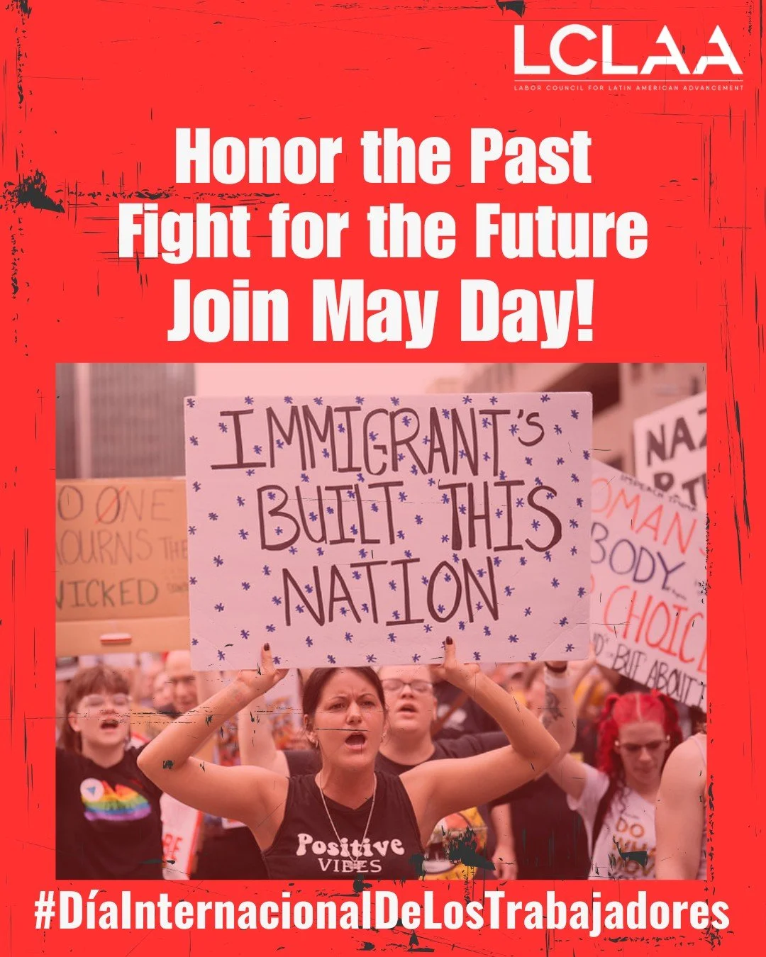 ✊ La lucha continúa este Primero de Mayo.
Únete a una marcha cerca de ti y alza tu voz por los derechos de los trabajadores y la justicia.
📣 Mantente codo con codo con los trabajadores inmigrantes, porque la solidaridad nos hace más fuertes.
#DíaInternacionalde los Trabajadores #Solidaridad