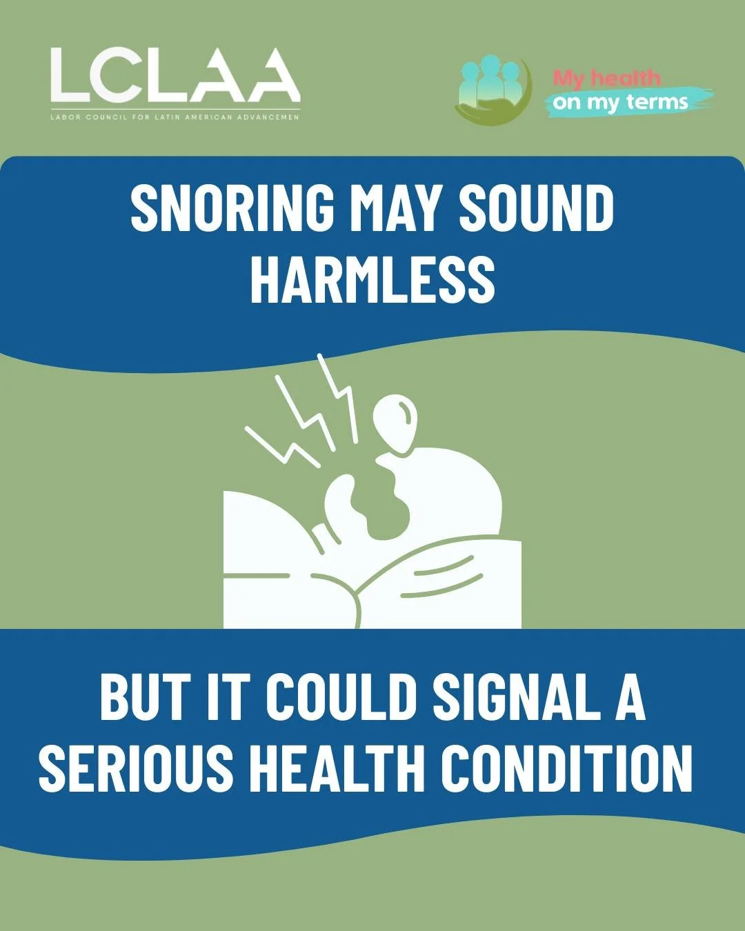 😴 Snoring and sleepiness can be a warning sign of Obstructive Sleep Apnea (OSA), a serious condition that affects your sleep, energy, work performance, and overall health. 
⚠️ Don't ignore the signs. 
Learn more about OSA here: https://loom.ly/LCyEP