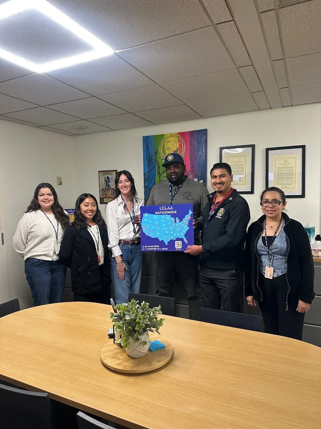 Last month, LCLAA had the privilege of welcoming members of LCLAA and the Transport Workers Union of America (TWU) to our Washington, DC headquarters. ✈️🚆🚌⚡

Our members are the heart of LCLAA and the driving force behind our work to advance the ri