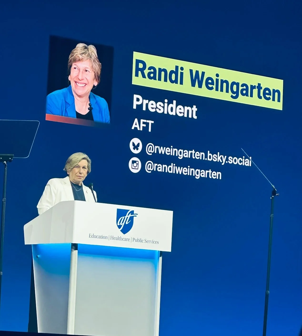 LCLAA congratulates the AFT's officers and delegates as they kick off the AFT National Convention in Washington, D.C.
We congratulate AFT President Randi Weingarten, Secretary-Treasurer Fedrick C. Ingram, Executive Vice President and LCLAA National P