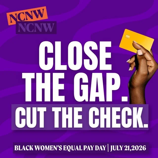 Black women continue to power our economy while facing a persistent wage gap. Black women working full time, year-round earn about 65 cents for every dollar earned by non-Hispanic white men, meaning they must work significantly longer to catch up. 

