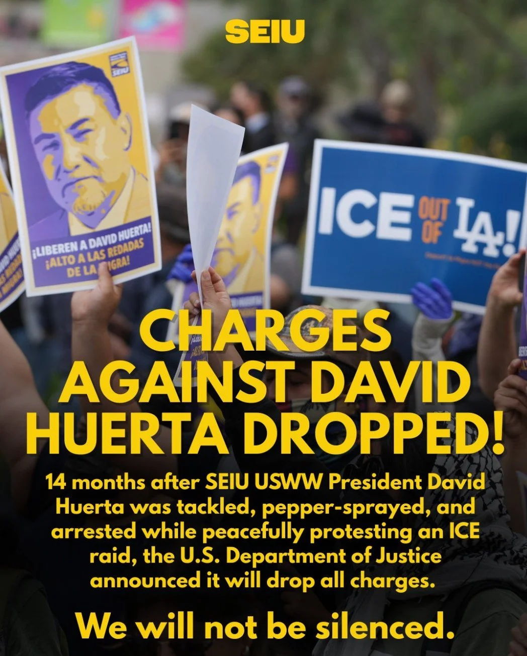 Se han retirado los cargos contra nuestro compañero sindicalista David Huerta, lo que supone una gran victoria para la justicia, la solidaridad y los derechos de los trabajadores. Defender a los trabajadores inmigrantes y luchar por la dignidad, la justicia y los derechos humanos nunca debería ser...