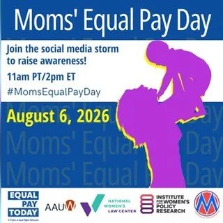 📣 ¡Apúntate la fecha del #MomsEqualPayDay! 
¡Da a conocer la #brecha salarial que sufren las madres trabajadoras y actúa para acabar con ella! Únete a la campaña en redes sociales el 6 de agosto utilizando el kit de herramientas que encontrarás en este enlace: https://loom.ly/FnahMac