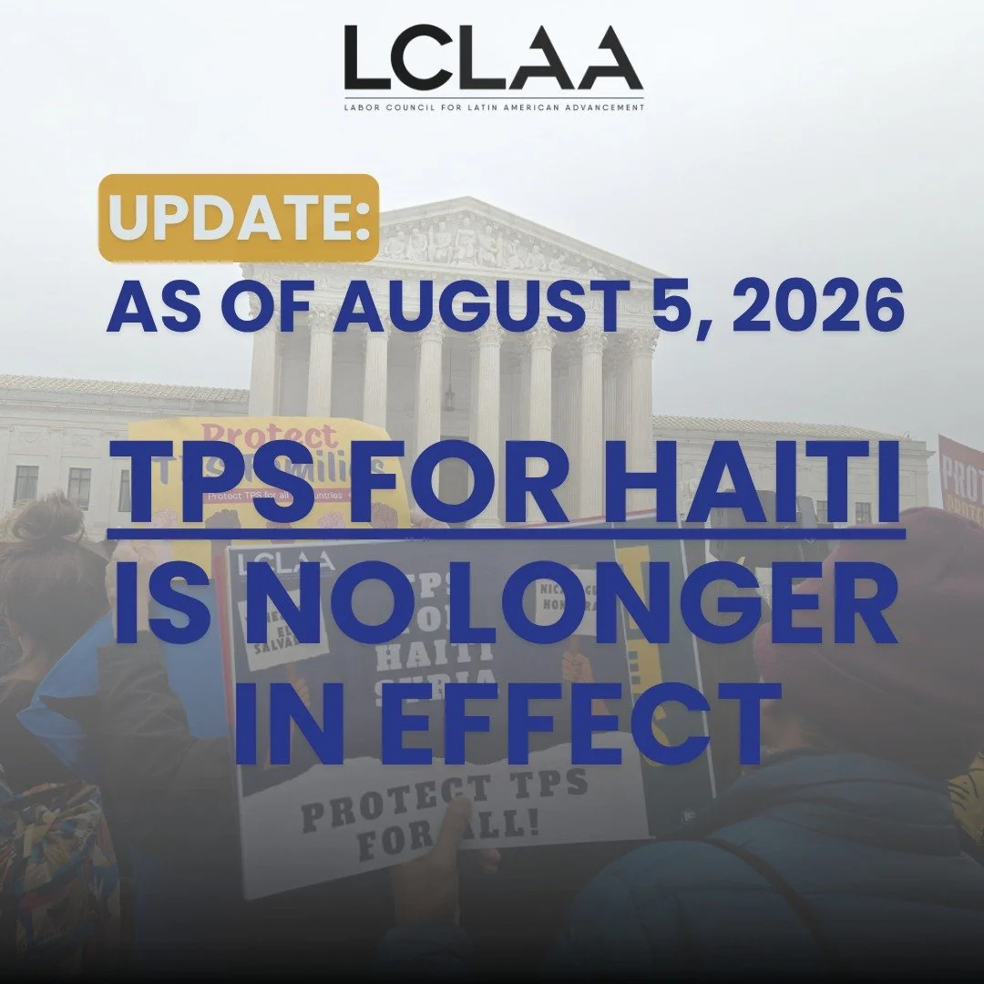 Yesterday, U.S. District Judge Reyes issued a confirming order officially ending Temporary Protected Status (TPS) for Haiti and Syria. As of August 5, 2026, Haitian TPS holders have lost the protections that allowed them to live and work safely in th