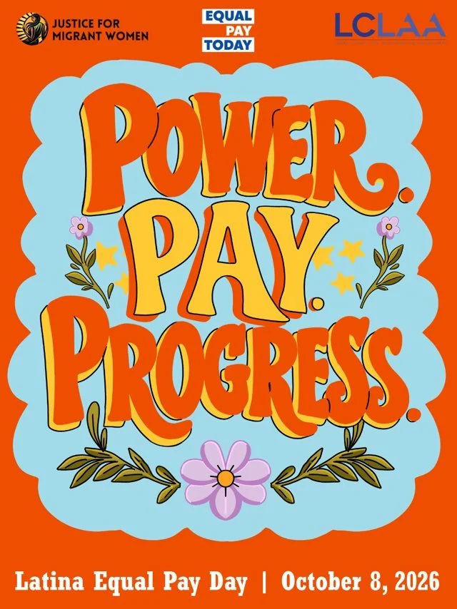 ¡Apúntate la fecha del Día de la Igualdad Salarial para las Latinas (#LatinaEqualPay)! 

A pesar de destacar en todos los sectores e industrias de nuestro país, las latinas siguen sufriendo algunas de las brechas salariales más graves, lo que afecta de forma drástica a su seguridad económica. 

#Trabajadoras