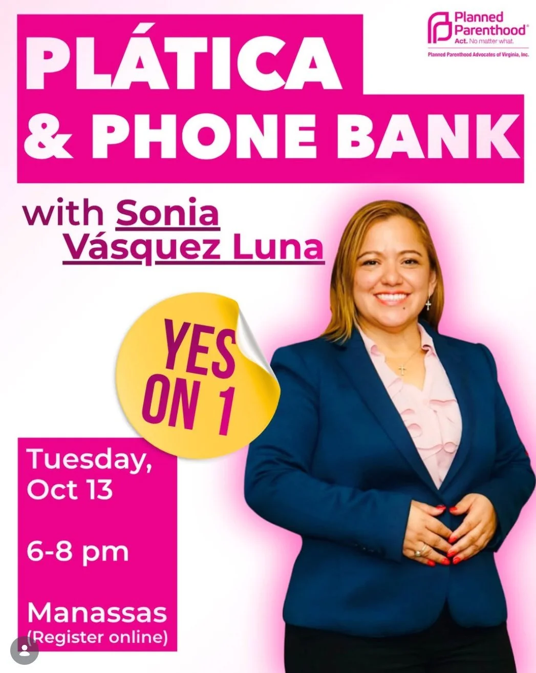 🗳️ ¡Nuestras comunidades merecen estar informadas, participar y ser escuchadas!
Únete a nuestra compañera de la LCLAA y miembro de la Junta Directiva, @soniaforva, y a @ppava en una charla especial sobre los derechos reproductivos y los problemas que afectan a las familias trabajadoras latinas.
A continuación