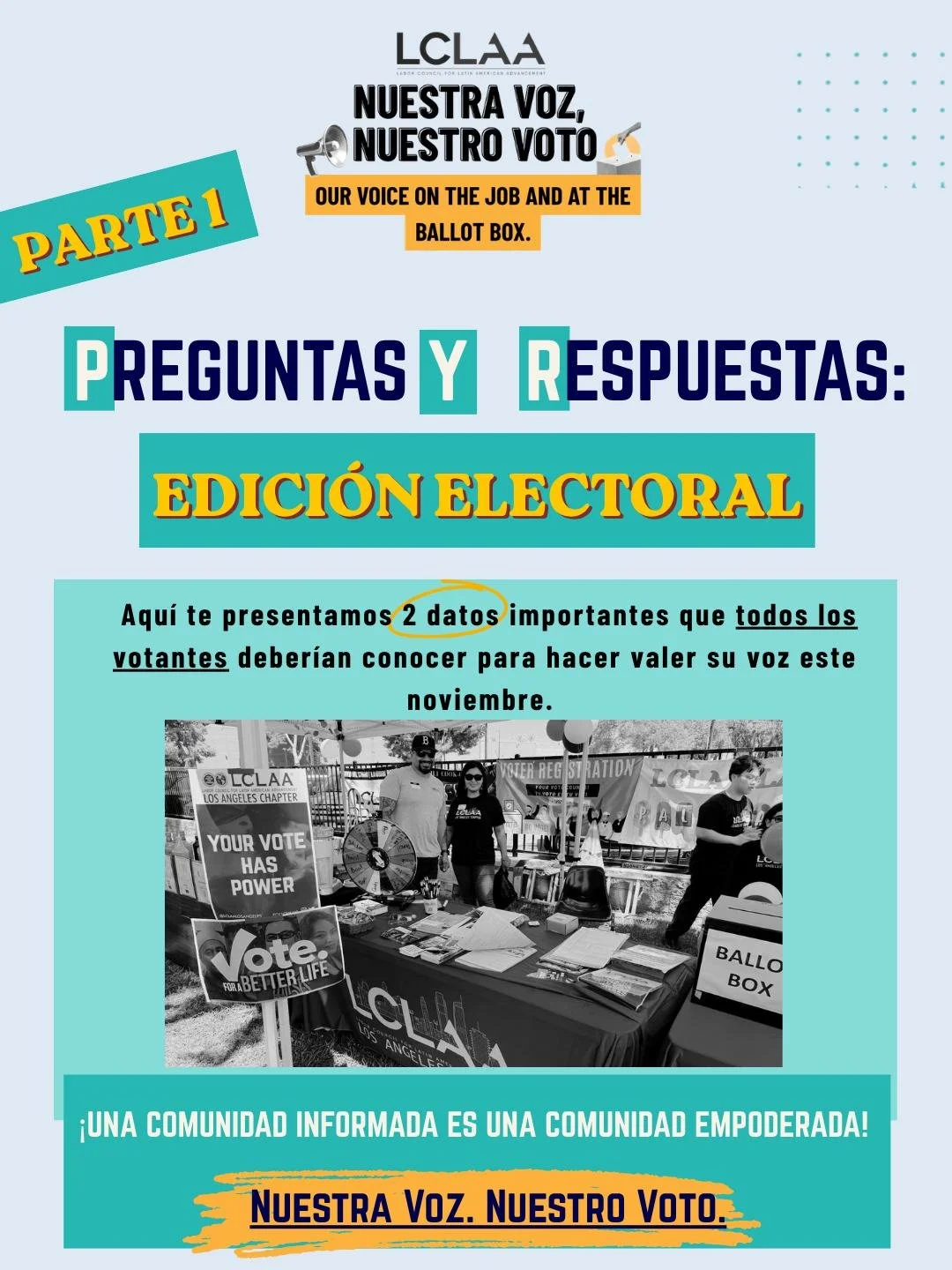 Todos somos Am&eacute;rica. ❤️✊🏽

En todo Estados Unidos, en nuestros lugares de trabajo y comunidades, las y los trabajadores seguimos haci&eacute;ndonos presentes, cuid&aacute;ndonos mutuamente y neg&aacute;ndonos a renunciar a nuestro poder de in