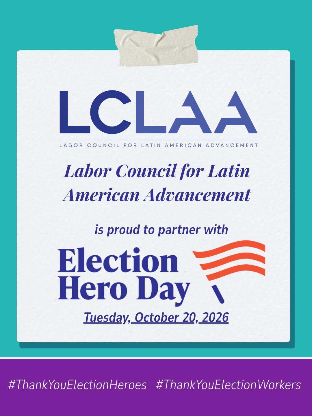 🗳️ Just like workers in every industry and sector, election ✨workers✨ help keep our cities, states, and country running!

From printing ballots to cleaning voting booths, election workers show up in so many ways to keep our democracy running. ✊🏽

J