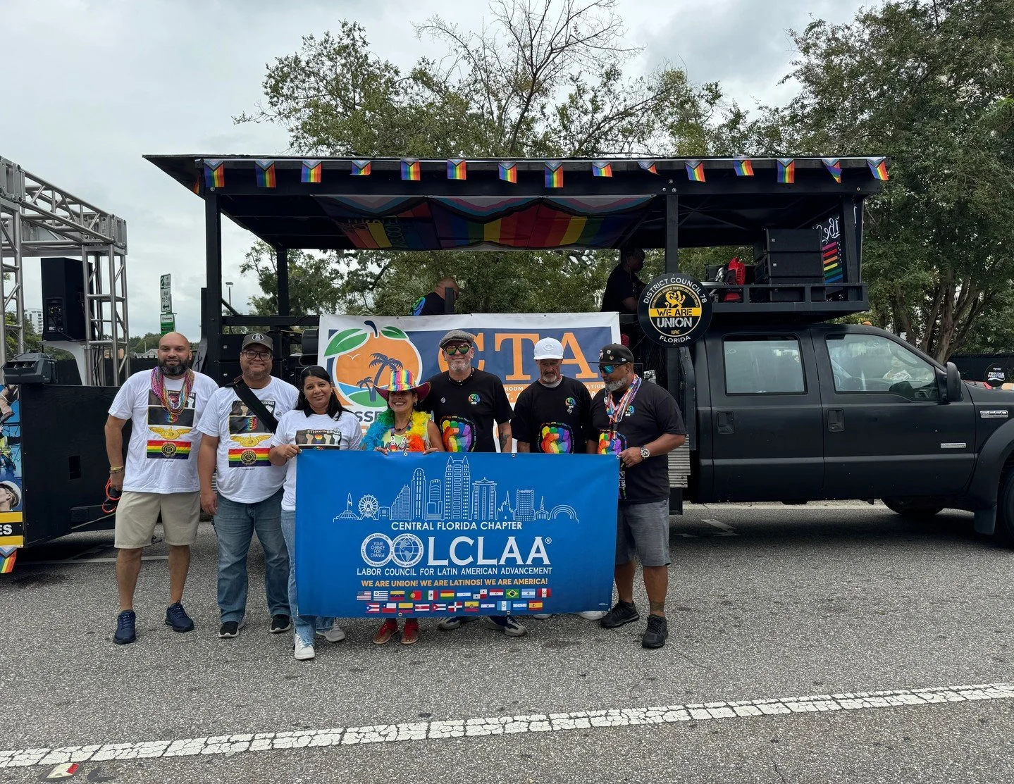 ✊ United in Pride, Stronger in Solidarity! 
The LCLAA Central Florida Chapter proudly joined the Pride Parade in Orlando, FL, standing strong with our community and LGBTQ+ siblings, celebrating diversity and respect!
Together, we continue the fight f