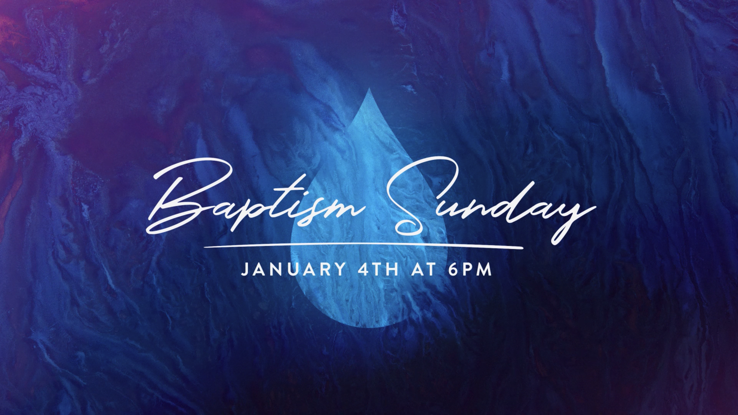 Baptism Sunday