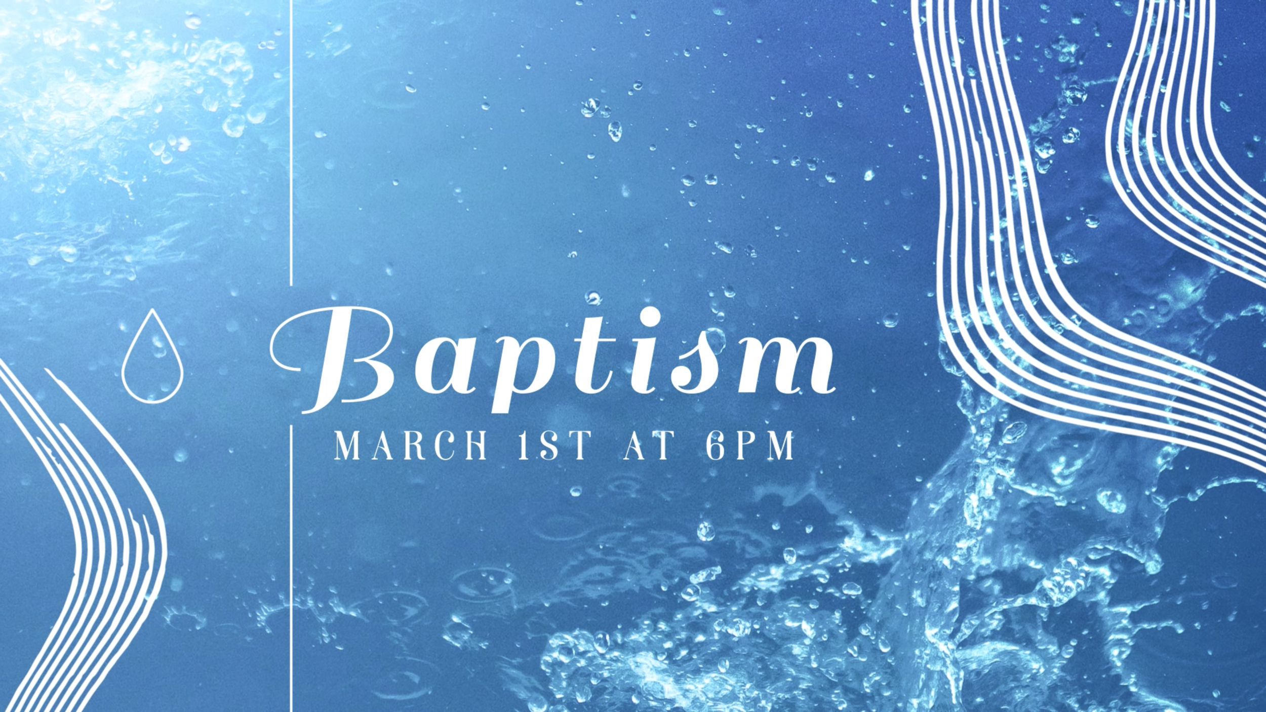 Baptism Sunday