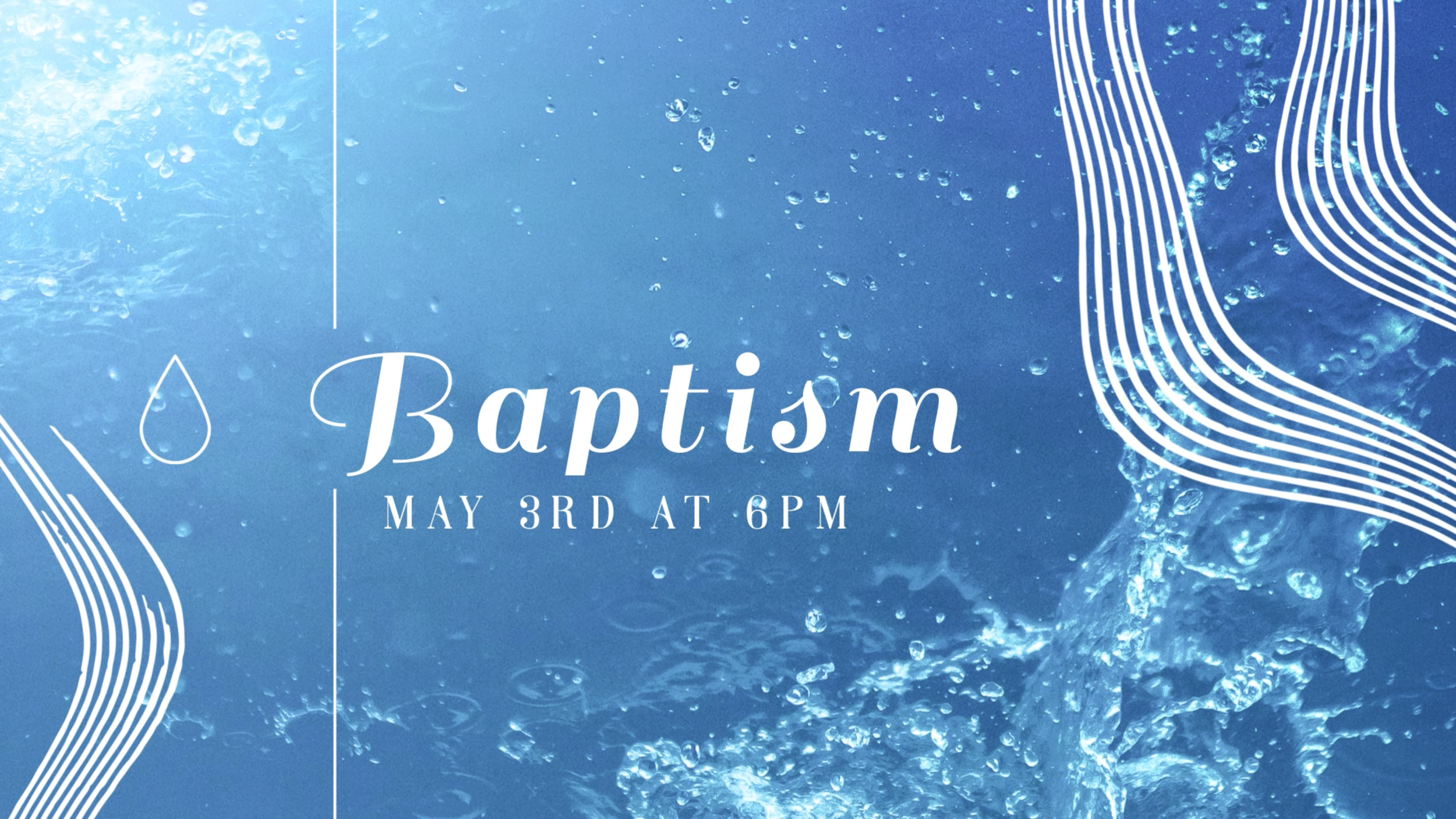 Baptism Sunday