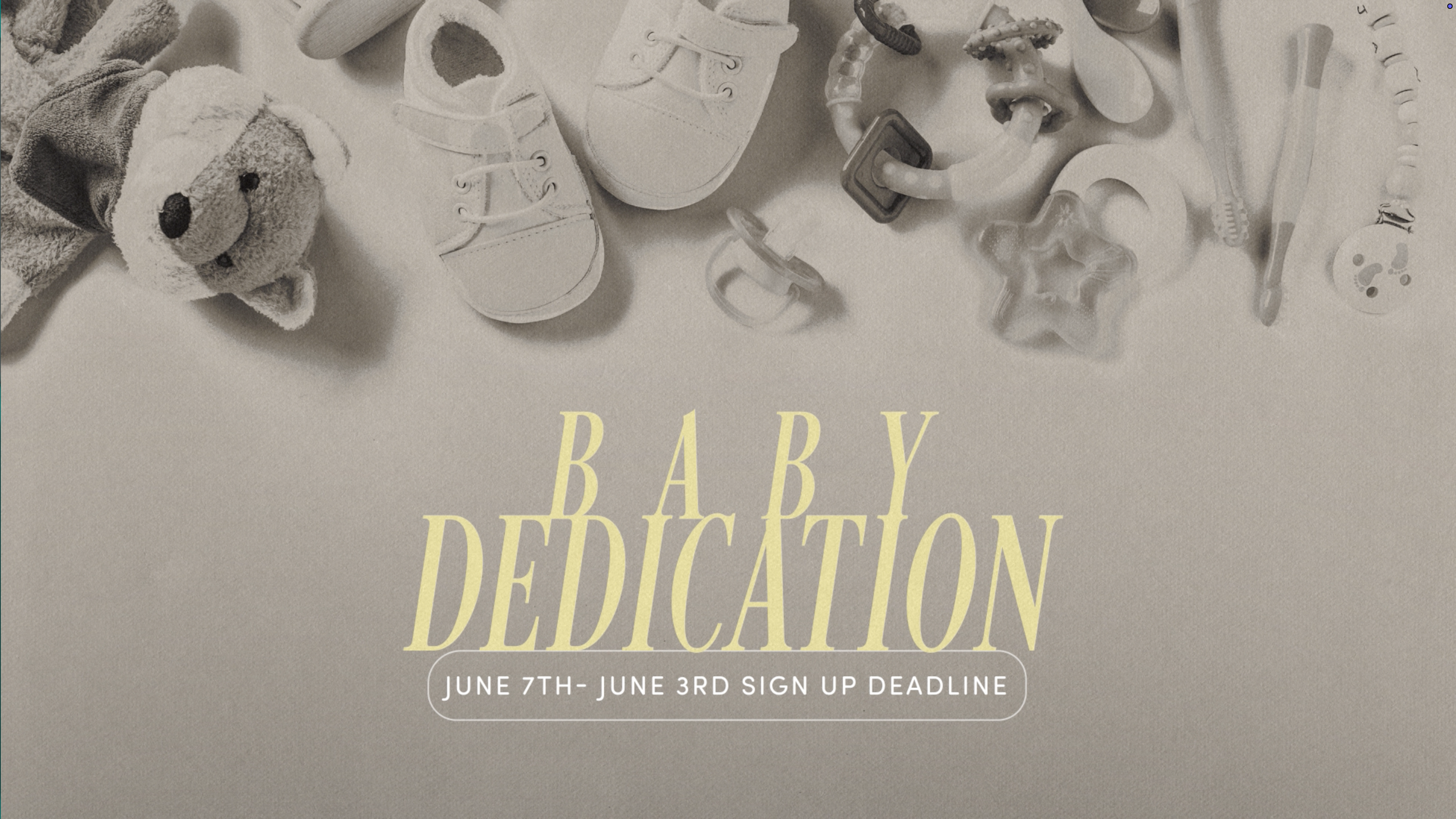 Baby Dedication