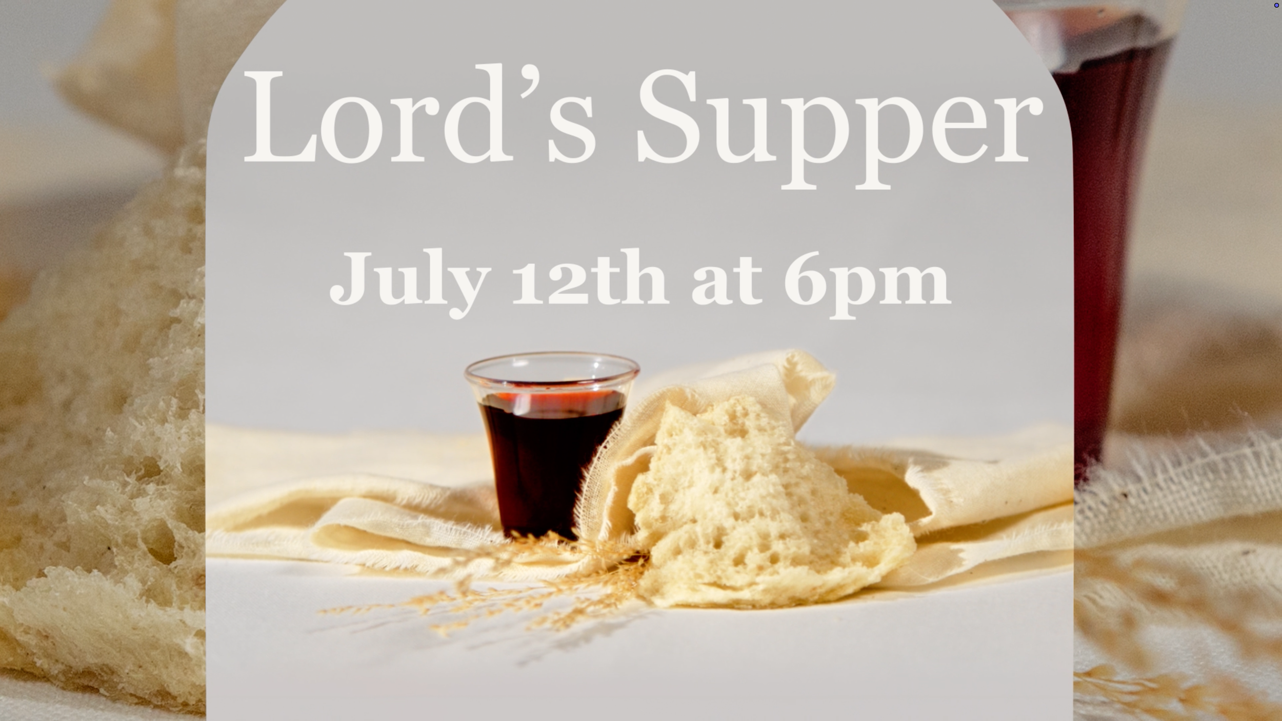 Lords Supper Server 