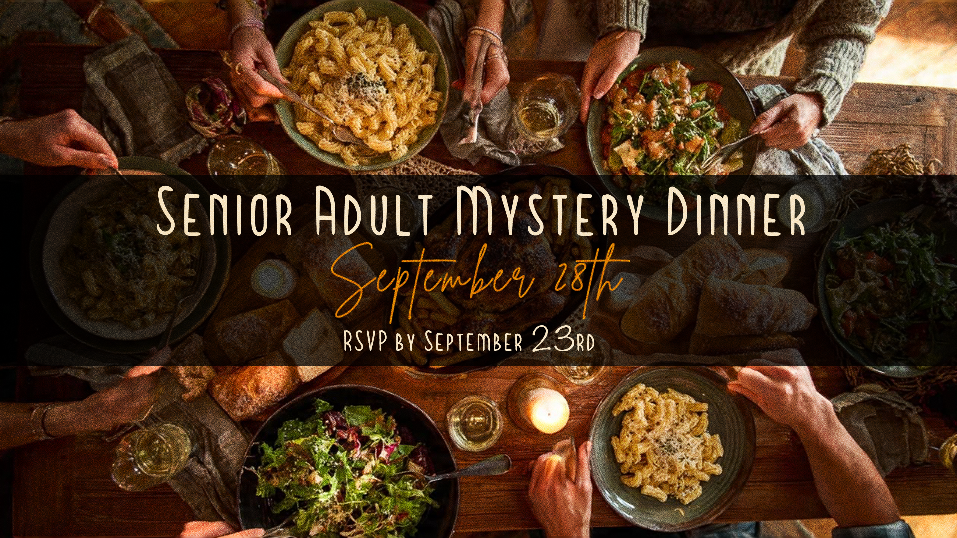 Senior Adult Mystery Dinner