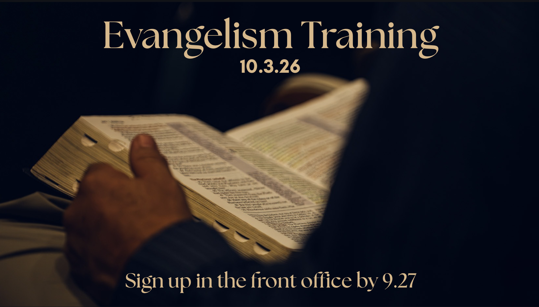 Evangelism Training