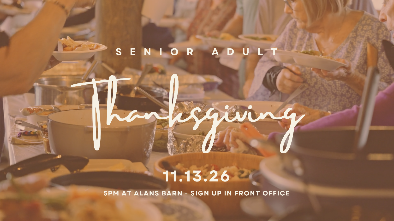 Senior Adult Thanksgiving