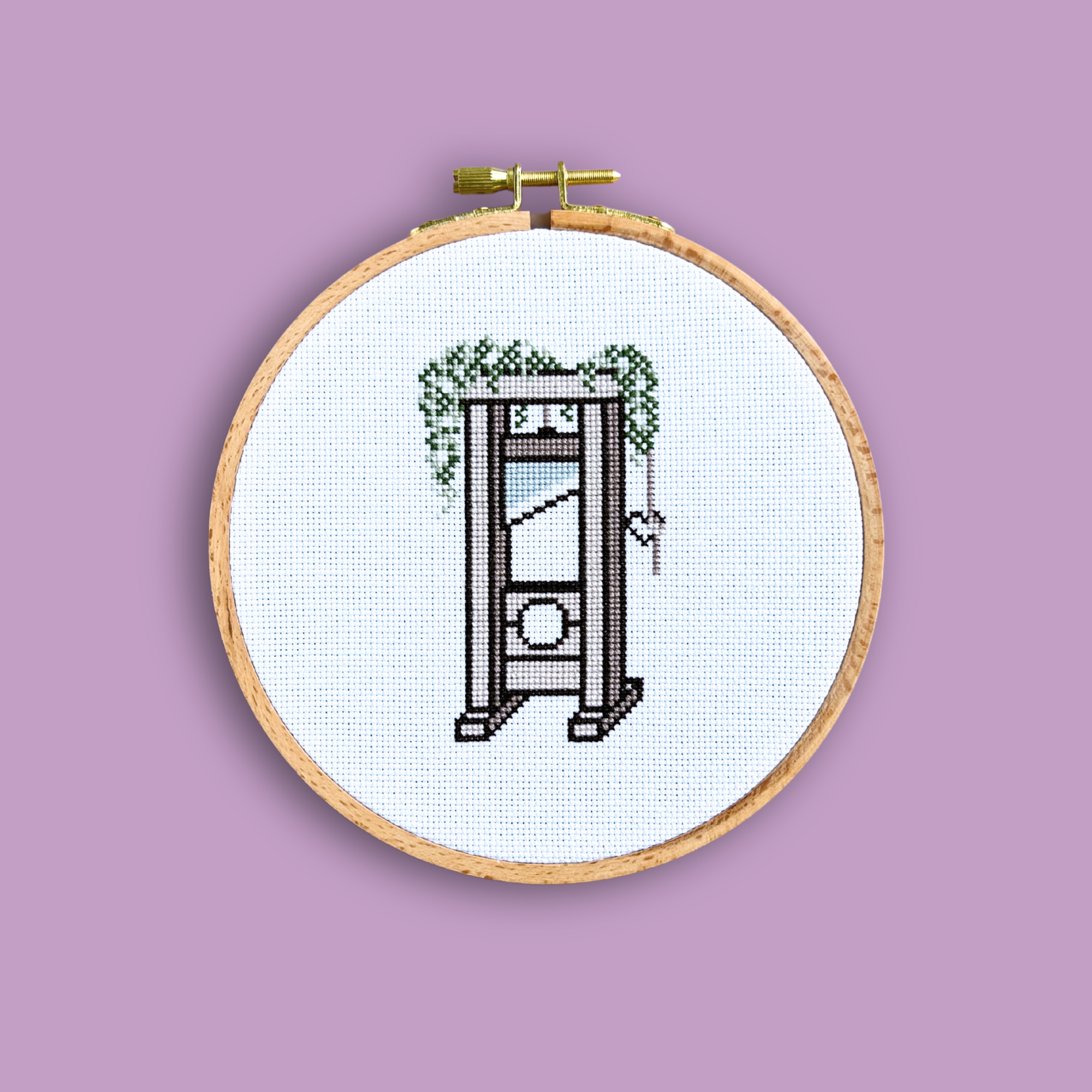 Guillotine Cross Stitch Pattern
