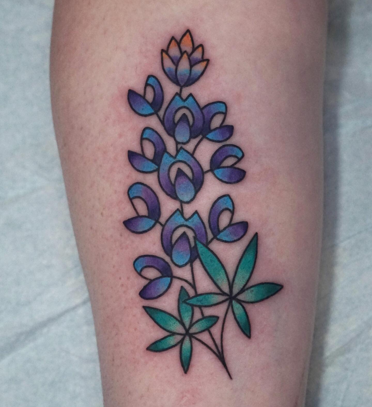 My texas flower tattoo My design done by DJ at Superchango tattoos in  Spring TX  Sleeve tattoos Full sleeve tattoos Tattoos