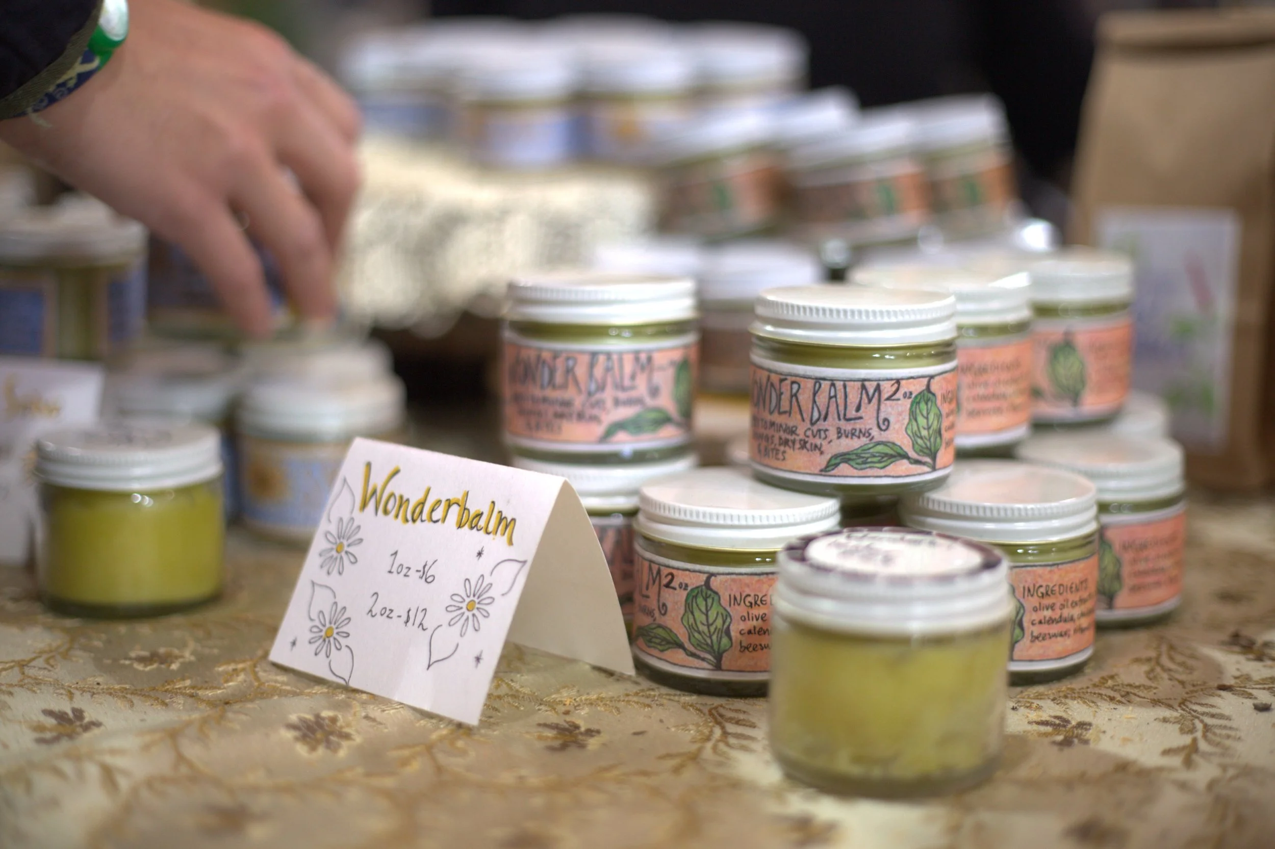  Product from the WWC Herb Crew sold at the Winter Sale on December 6, 2025 in Swannanoa, N.C. (Echo/Emma Taylor McCallum) 