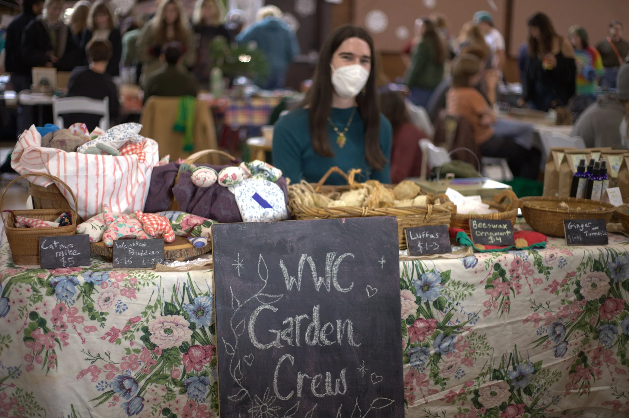  Nora Ellis sells Garden Crew products at the Winter Sale on December 6, 2025 in Swannanoa, N.C. (Echo/Emma Taylor McCallum) 