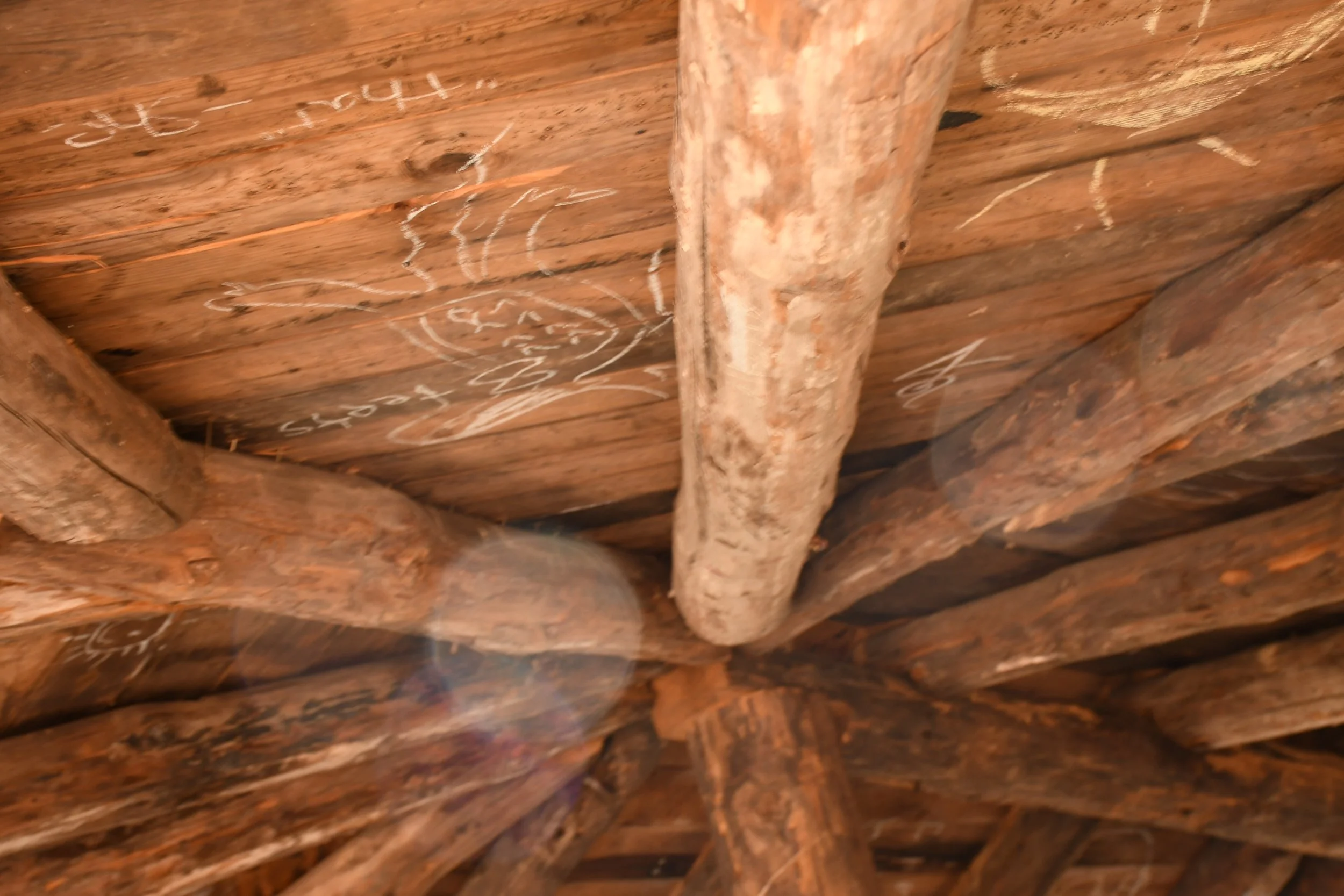  Interior roof of Meditation Hut, Warren Wilson College (WWC) campus in Swannanoa, N.C., on Feb. 27, 2026. (Echo News/Richmond Joyce) 