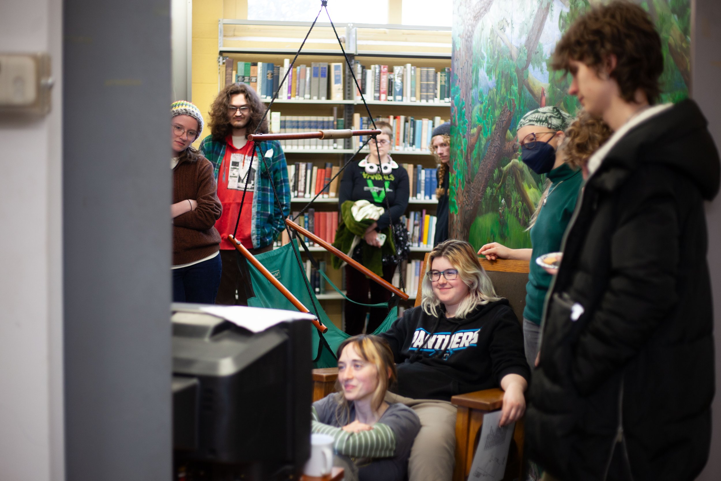 WWC Students Get Creative at Expanded Cinema and Installations Event