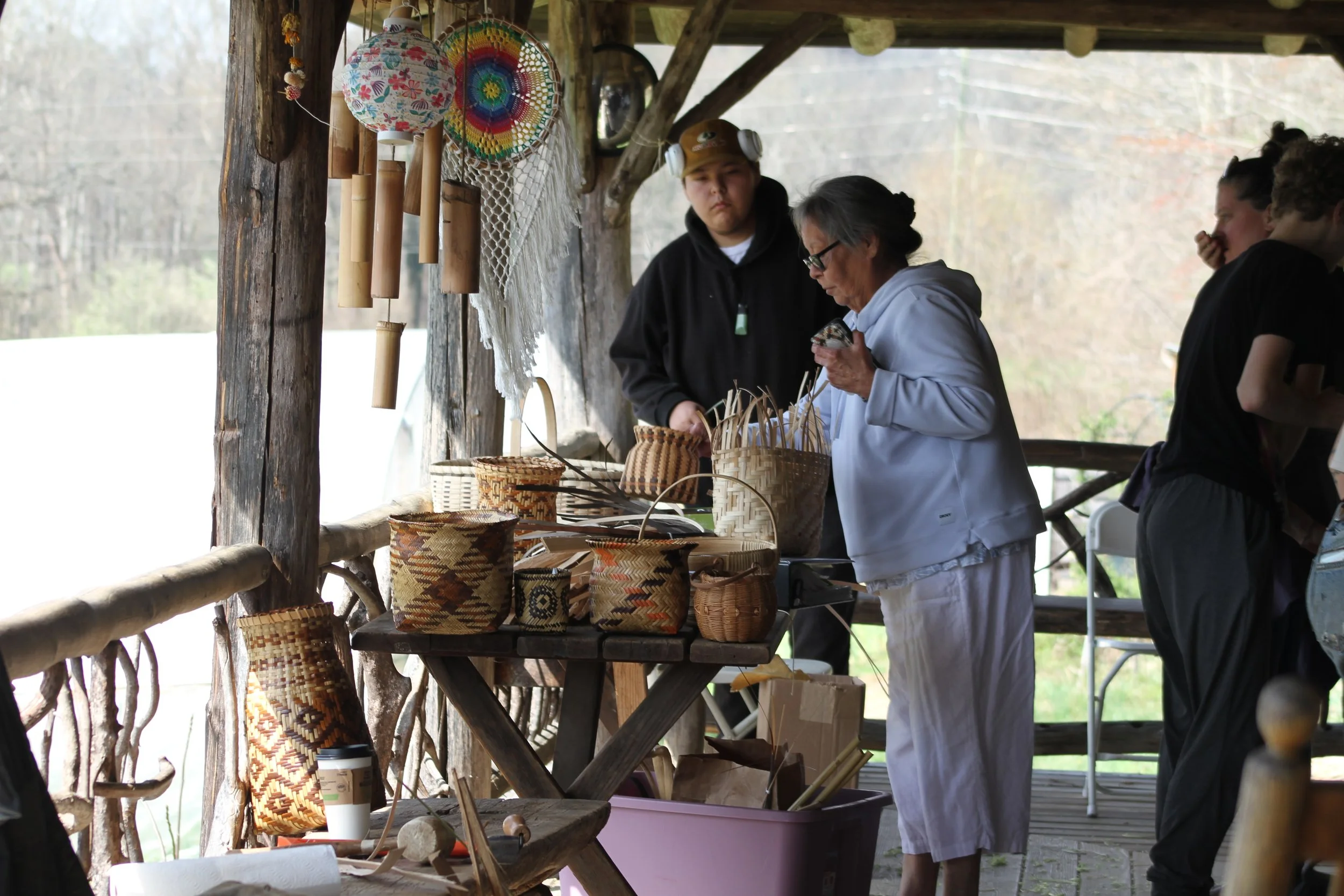 Craft and Conversation: Cherokee Artists Visit Warren Wilson