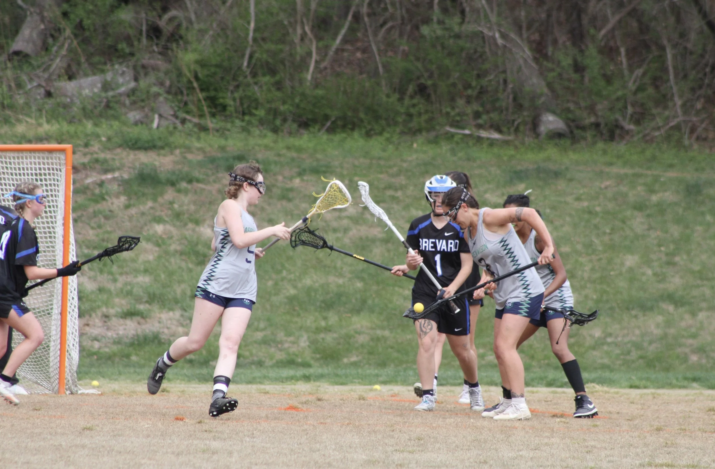  The Warren Wilson College (WWC) women’s lacrosse team beat rival Brevard College 17-5 on April 1, 2026. (Echo/Vivian Bryan) 