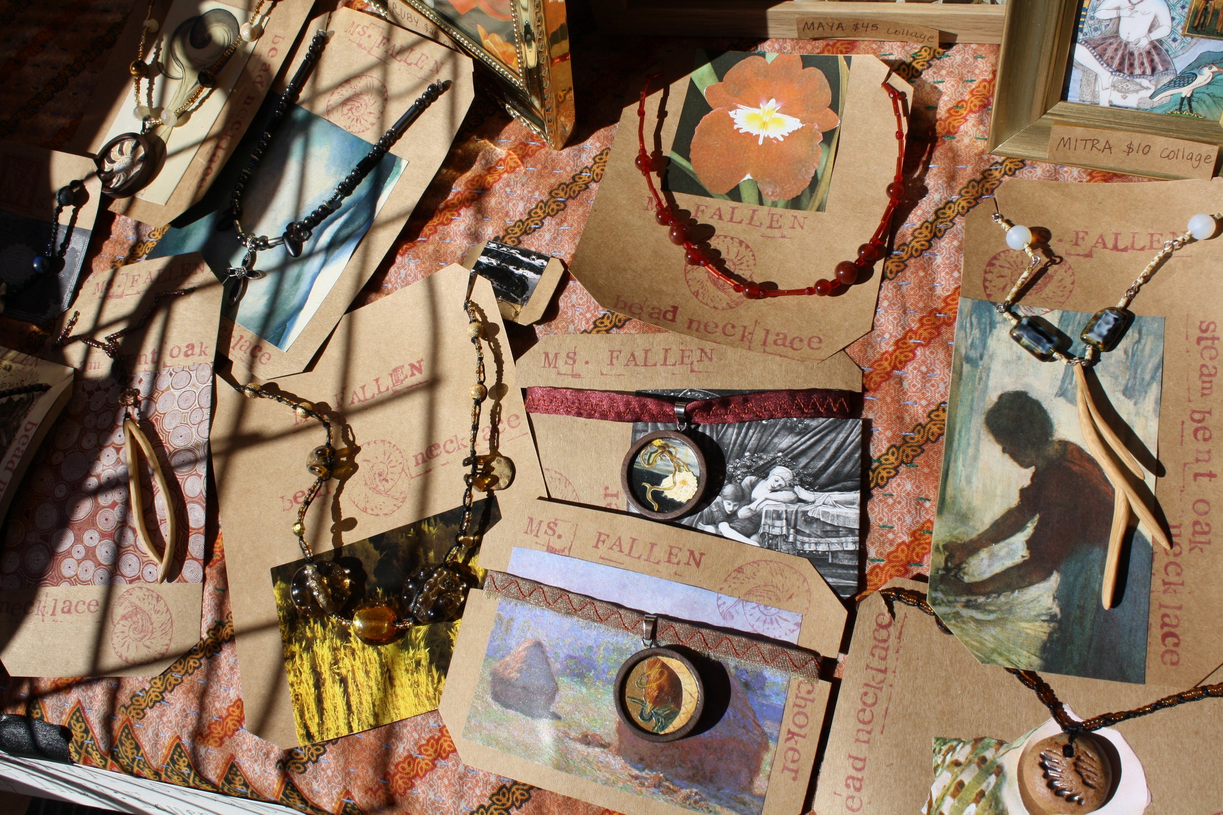  Art and jewelry from a vendor at Blue Ridge Pride on Sep. 26, 2026 in Pack Square Park in Asheville, N.C. (Echo/Emma Taylor McCallum) 