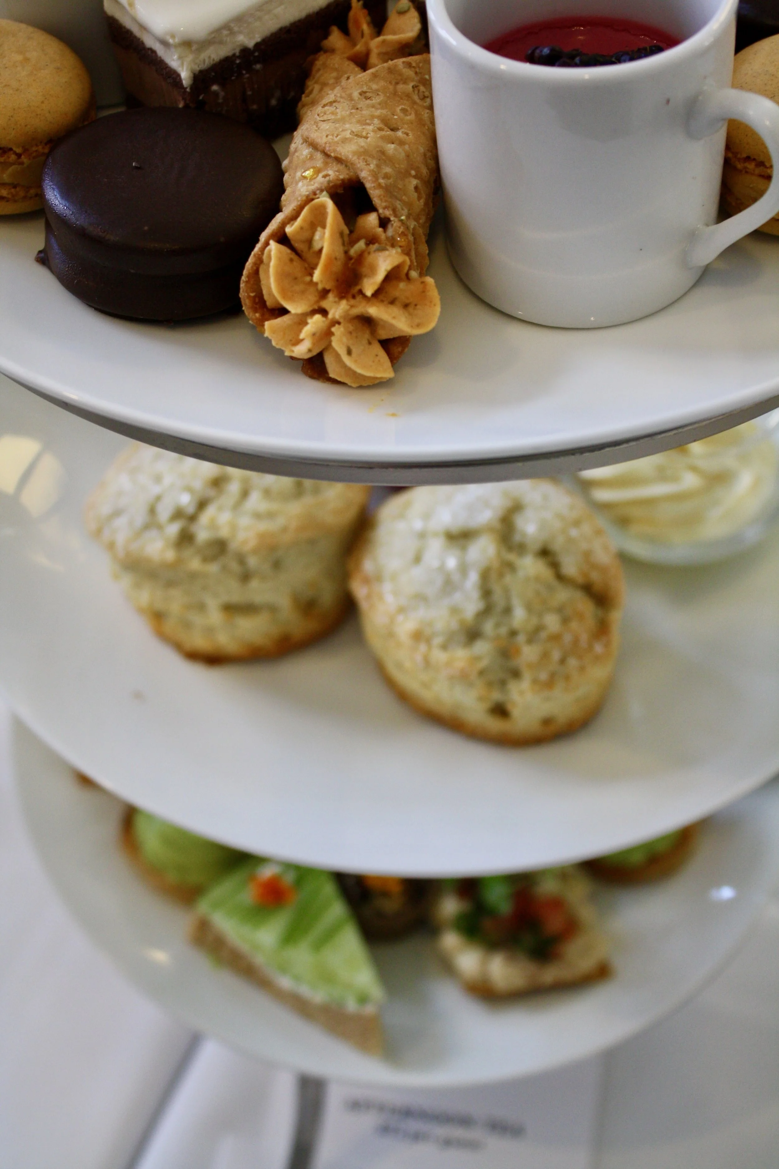  A tea tray at The Courtyard Tea Room Boston Public Library, Boston Mass. on Oct. 10, 2026. (Echo/Emma Taylor McCallum) 