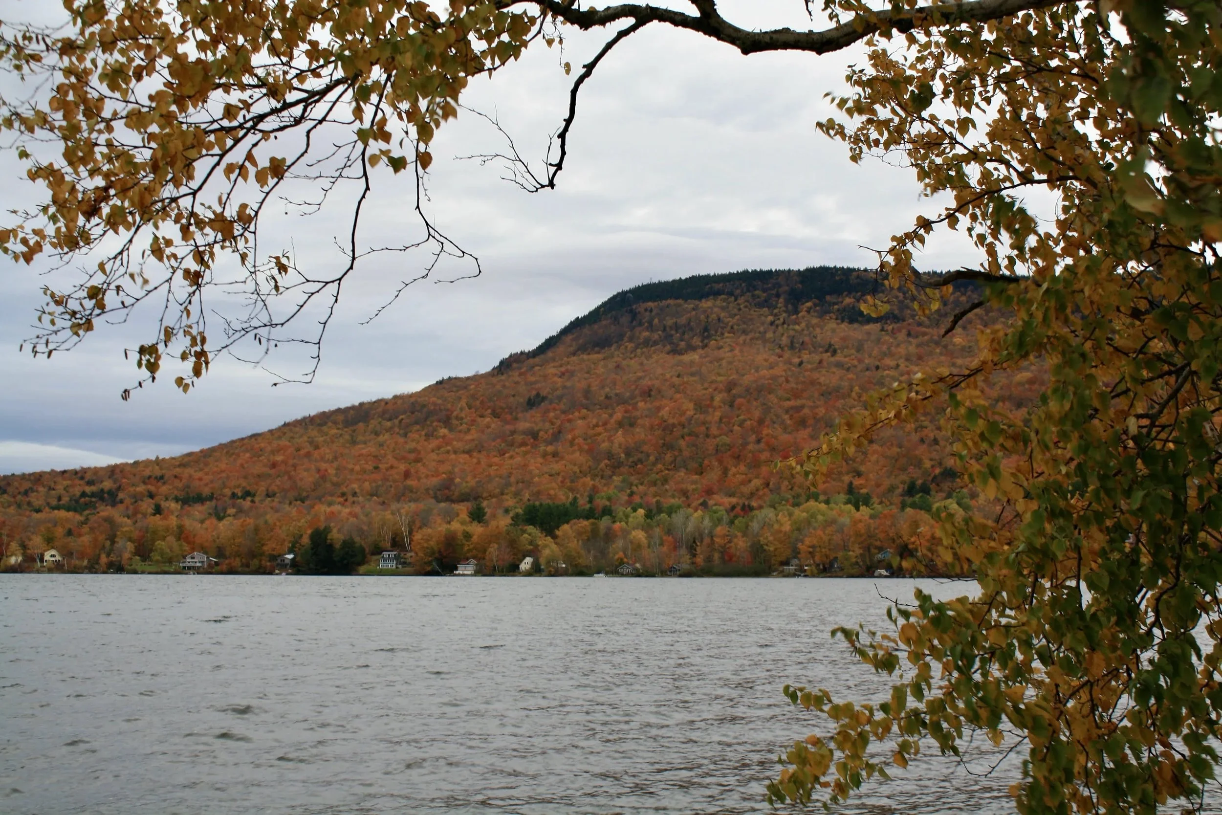  The view over Lake Elmore, Elmore, Vt. on Oct. 11, 2026. (Echo/Emma Taylor McCallum) 