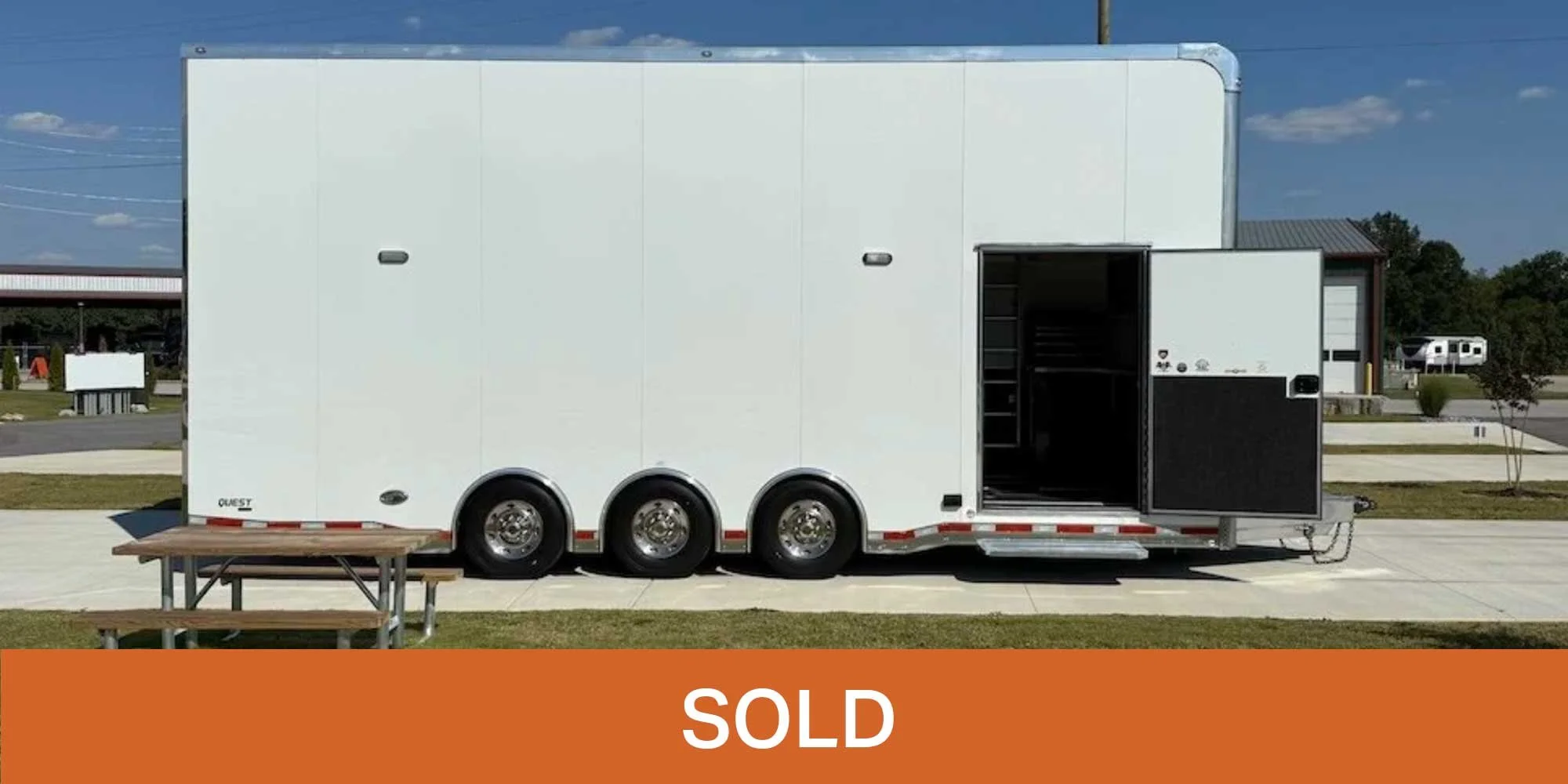 This is a very clean, extremely well-cared-for ATC trailer.