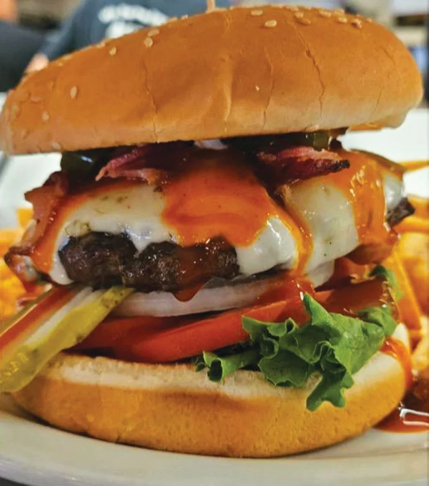 Spicy Fire Burger @ Adel’s Restaurant