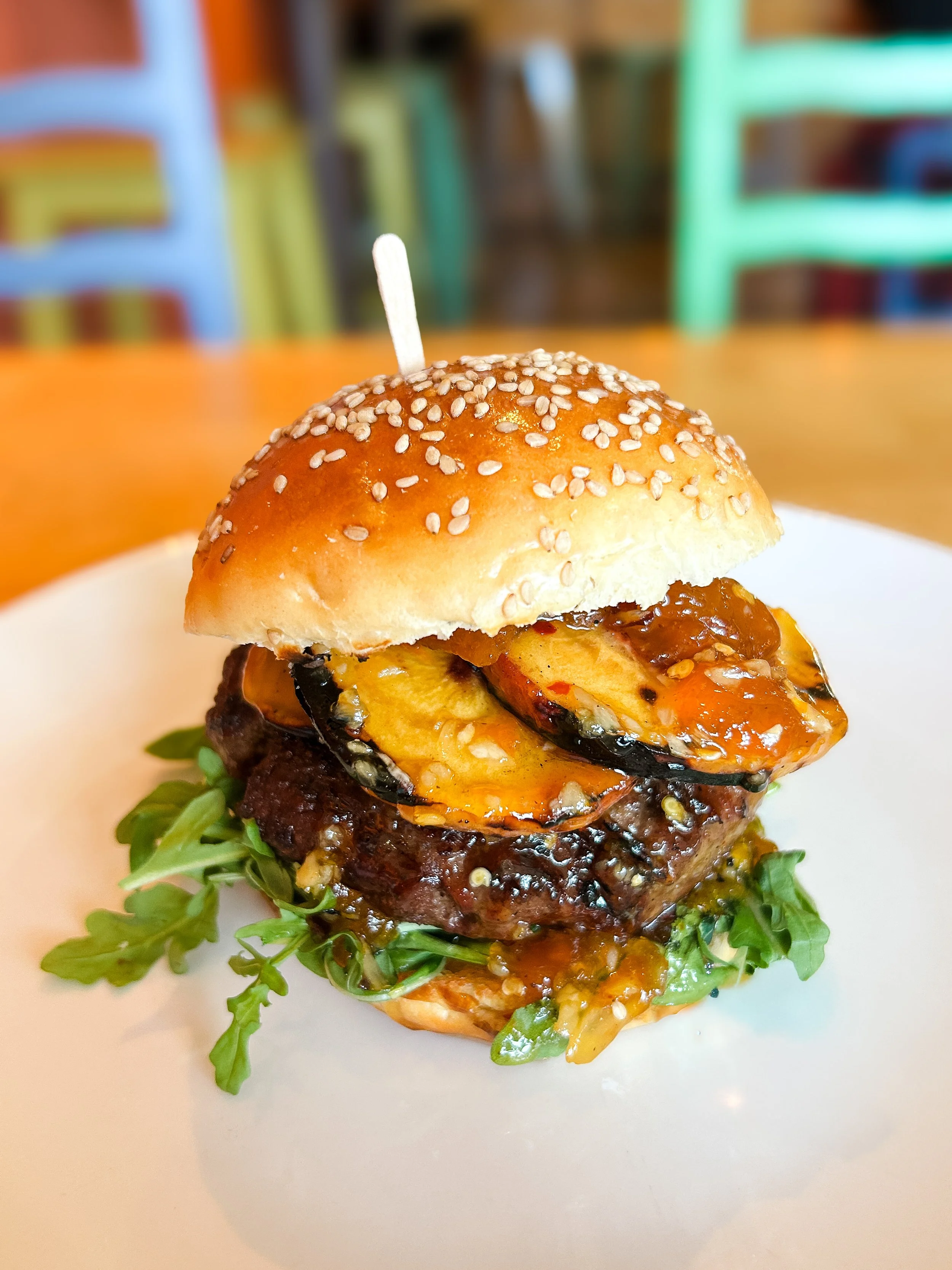 Just Peachy Burger @ Ramone’s Bakery & Café
