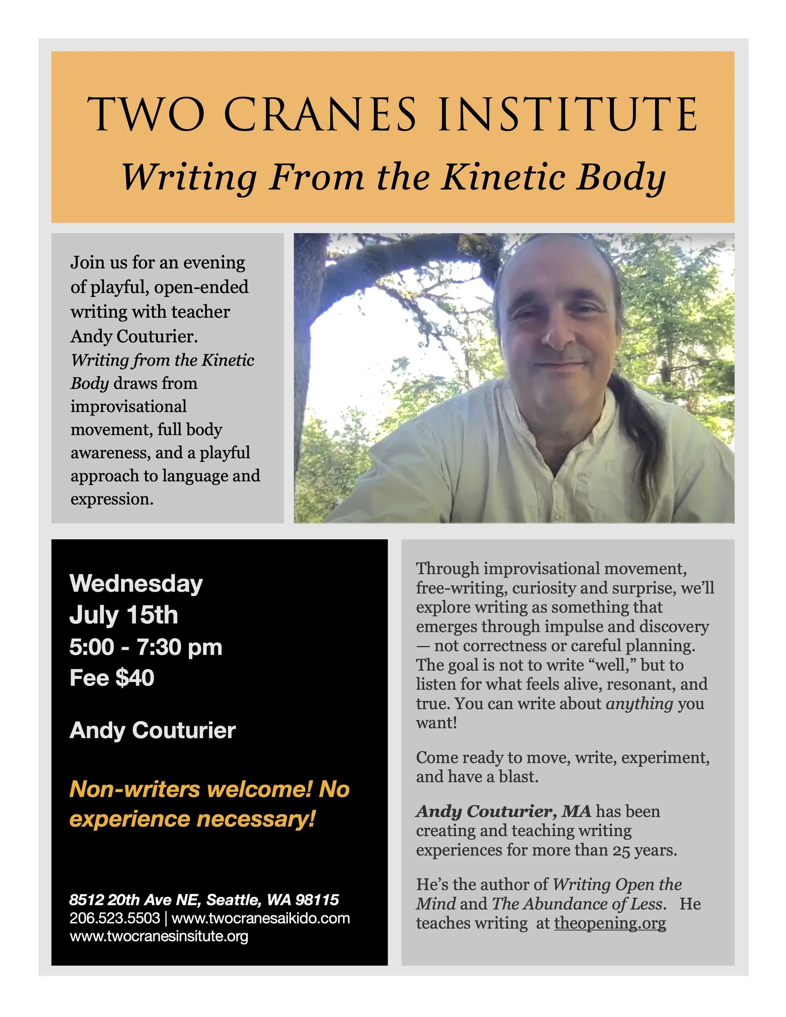Writing From the Kinetic Body