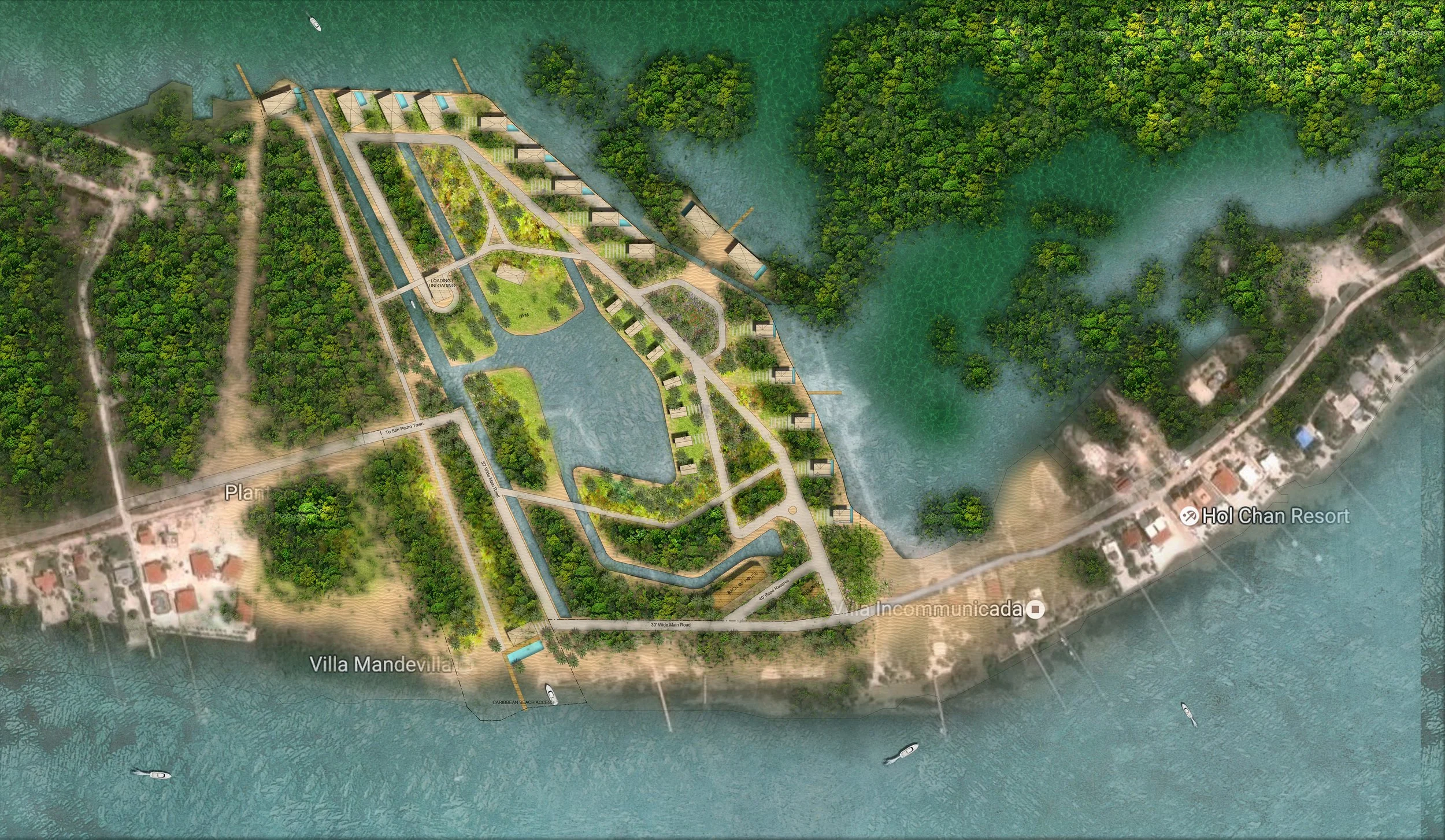 Isla Milagros Masterplan