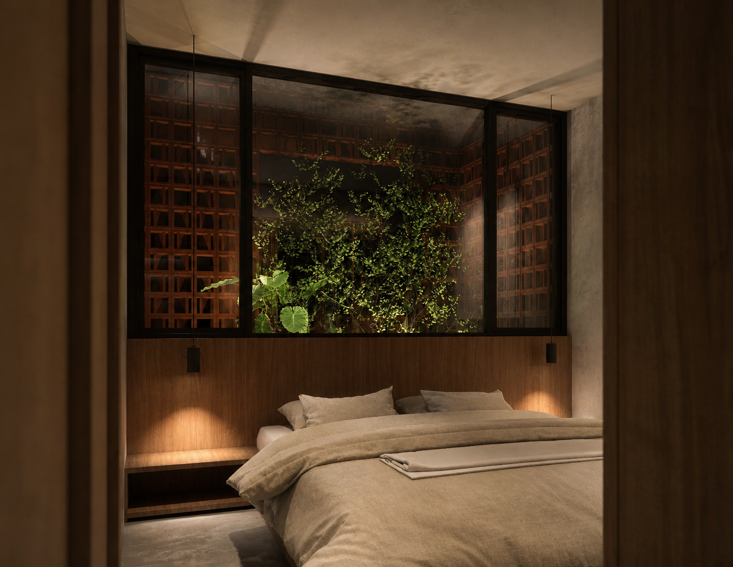 Cepaka Terraces_Interior at Night.png