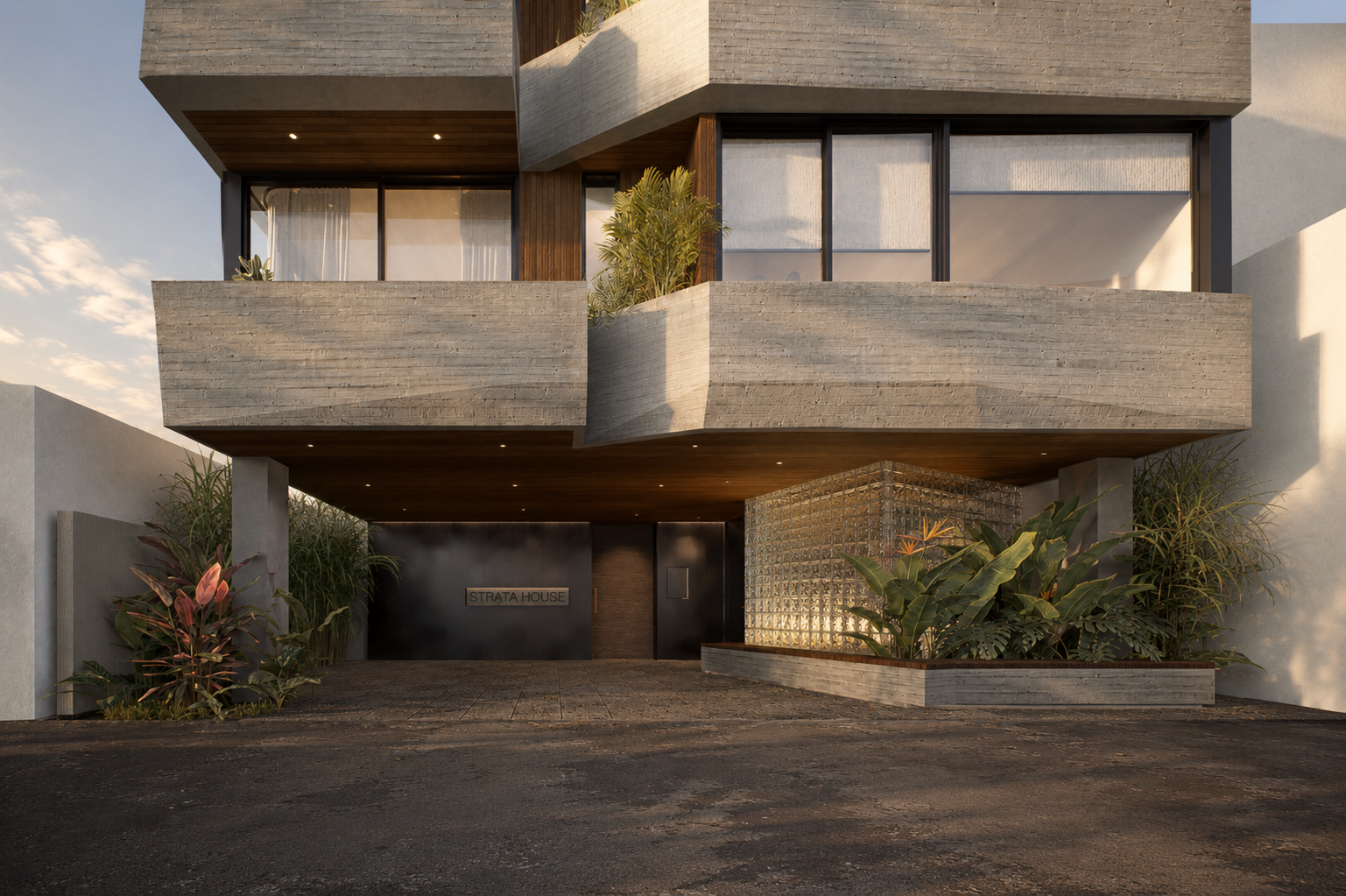 Berawa Bali Apartments - Front Entry.png