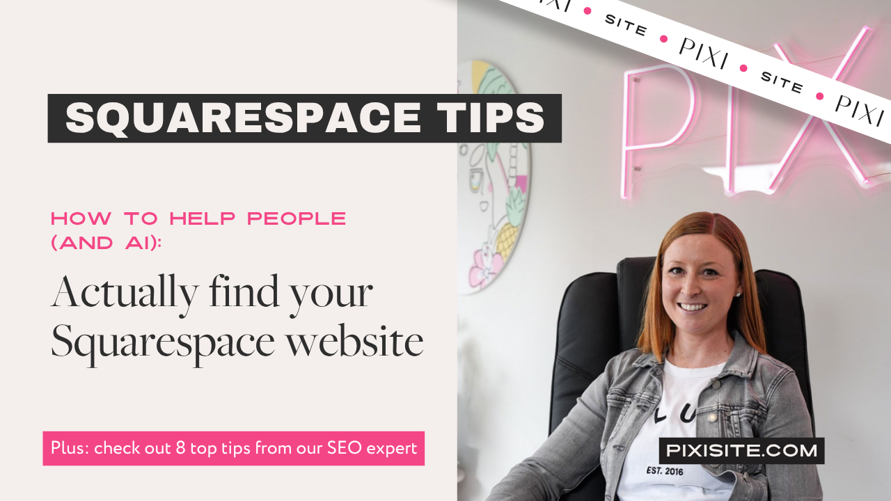 How to help people (and AI) actually find your Squarespace website