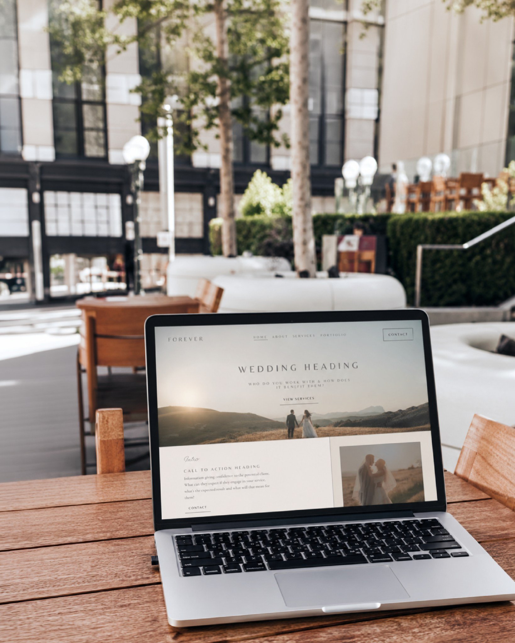 If you&rsquo;re in weddings, events, or photography, Forever was designed with you in mind.

It&rsquo;s built around modern elegance, styled to guide visitors straight toward enquiring or booking, without needing to convince them along the way. Add i