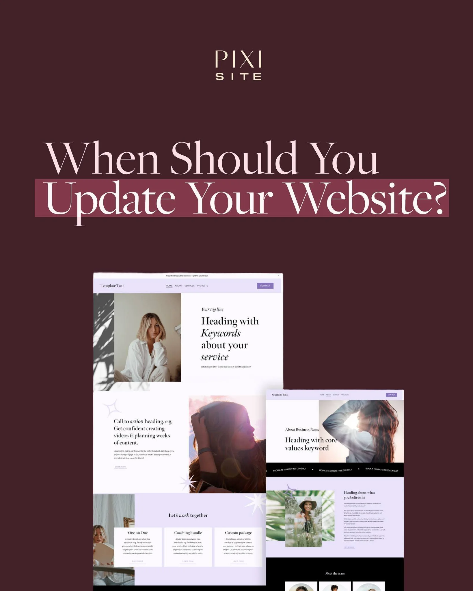 A question we hear a lot: how often should I actually be updating my website?

There&rsquo;s no strict rule, but a few good triggers to look out for:

📌 Your services, pricing, or offerings have changed
📌 You&rsquo;ve had a rebrand, even a small on