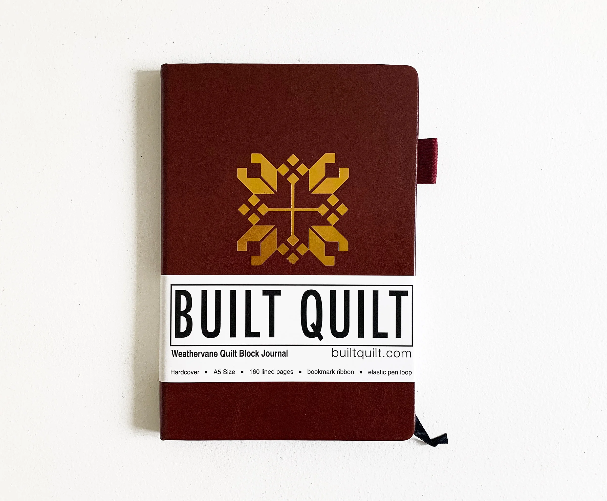 Weathervane Quilt Block Hardcover Journal
