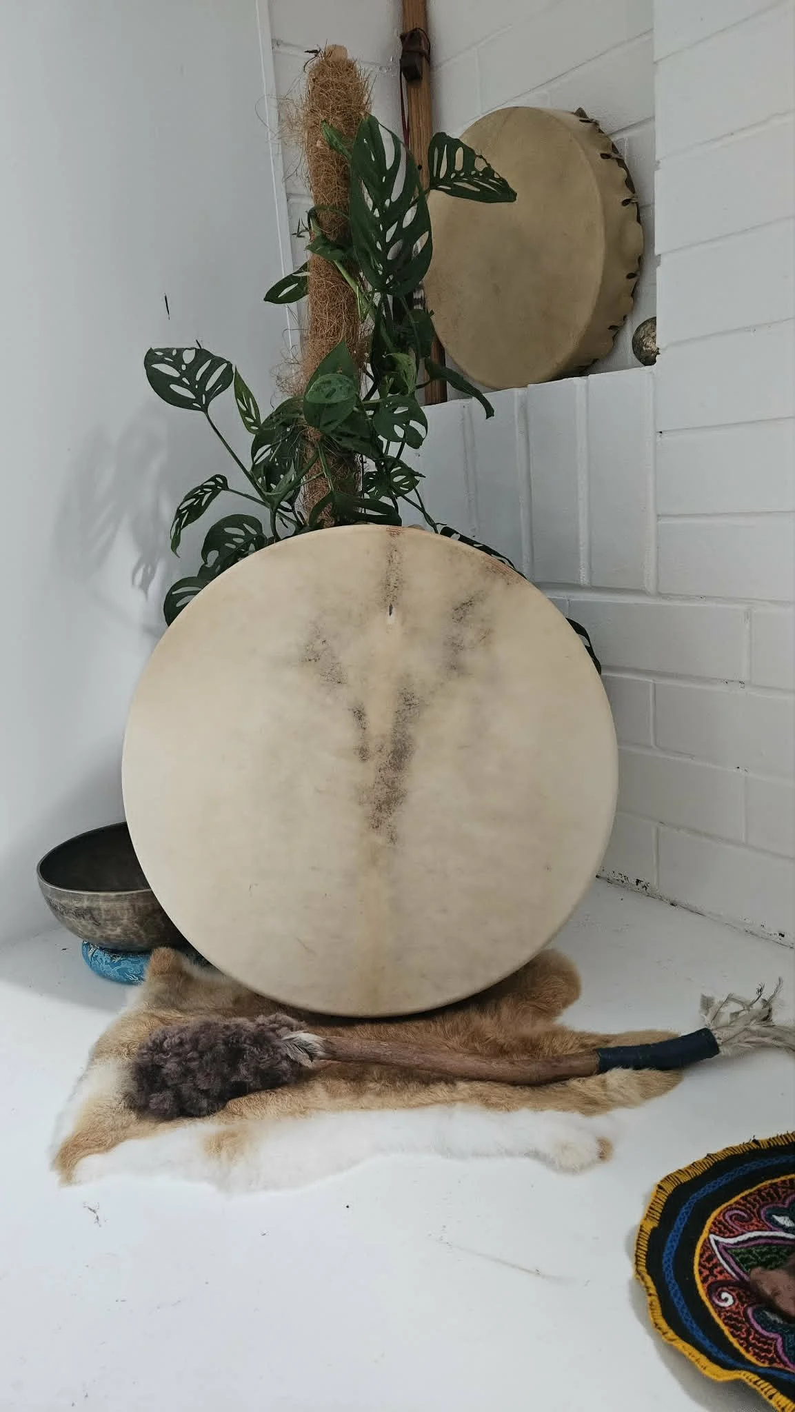 18-Inch Deer Medicine Drum