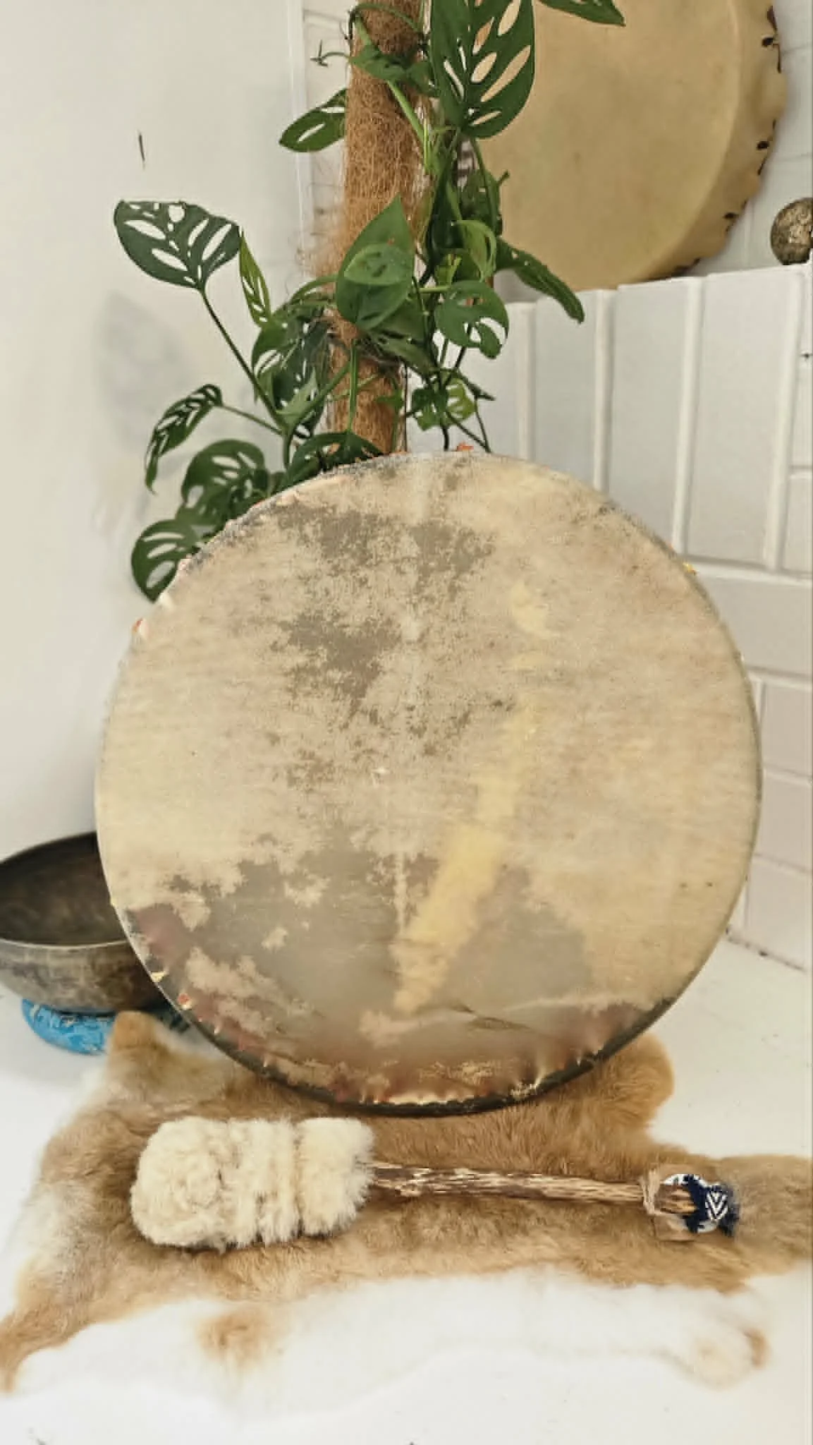 18-Inch Horse Medicine Drum - Kundara