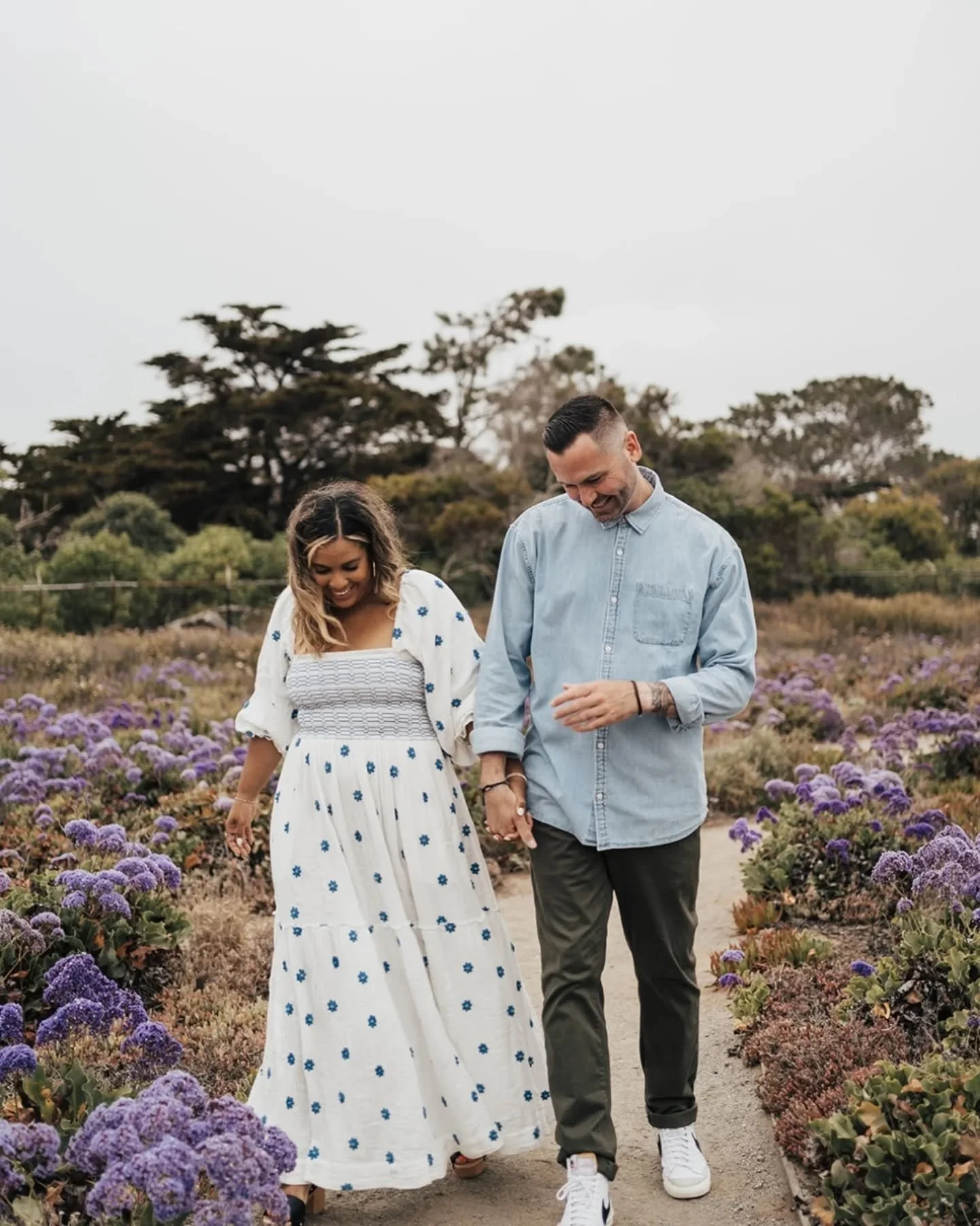 Before moving to the East coast, this couple wanted to do their engagement session here to commemorate a place where they lived and loved so long. And as the locals know, nothing says &quot;San Diego in June&quot; more than a gloomy beach day! But I'