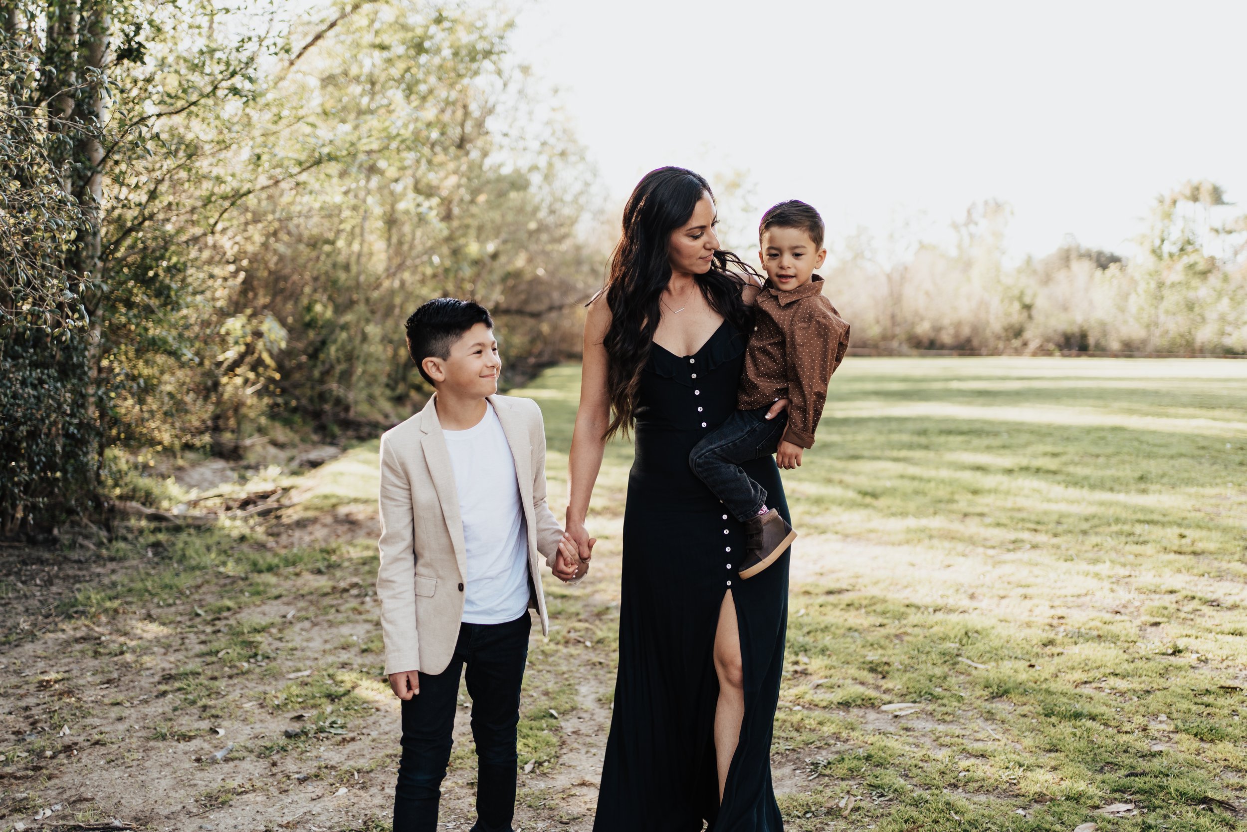 motherhood, mother and suns, golden hour
