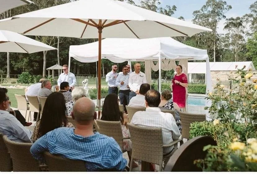 Poolside wedding venue, Central Coast NSW