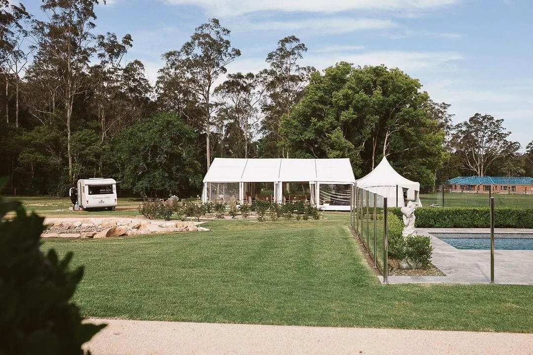 Central Coast Weddings NSW, Marquee Setup 